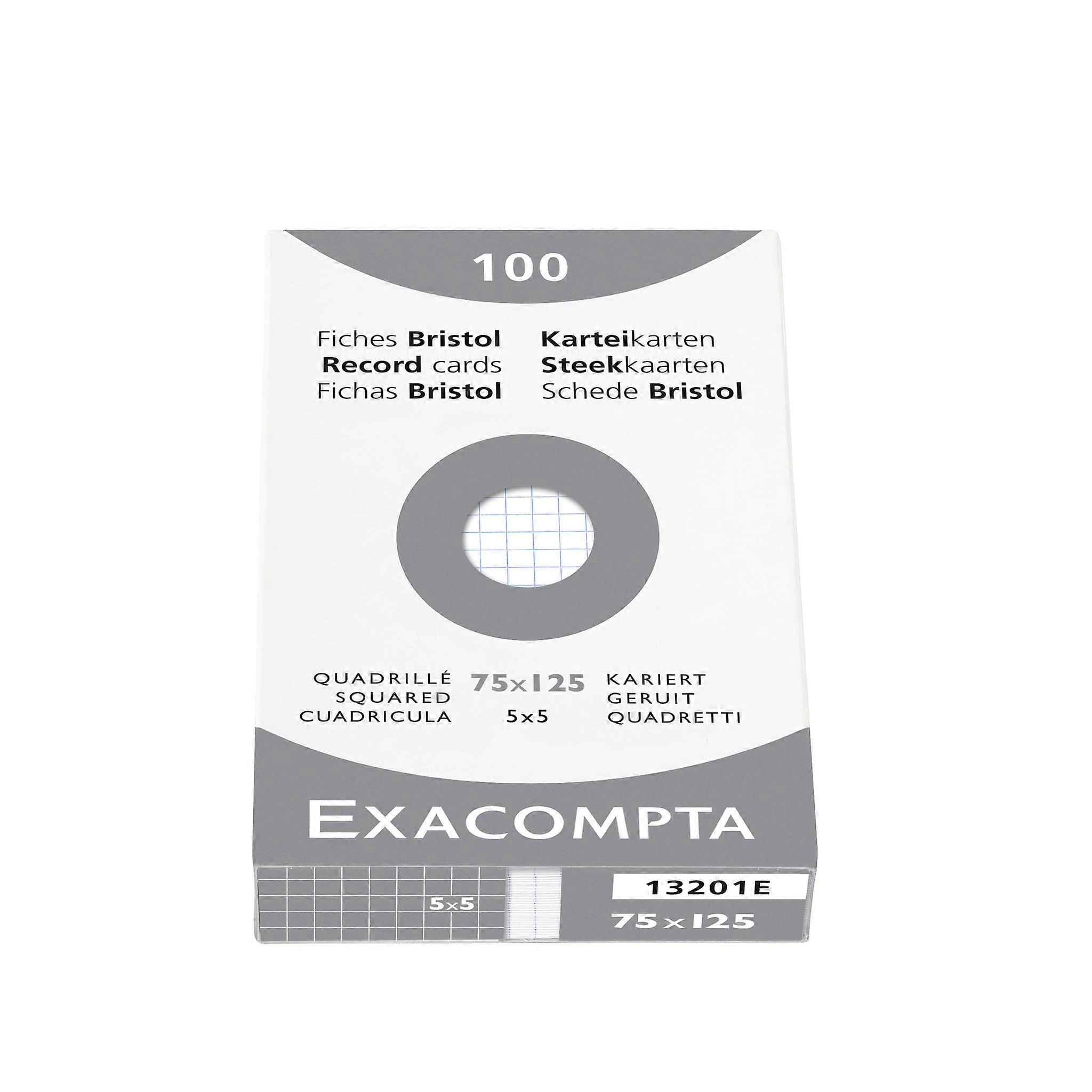 Exacompta 13201E 10x WHITE TILES GRID 5 75X125