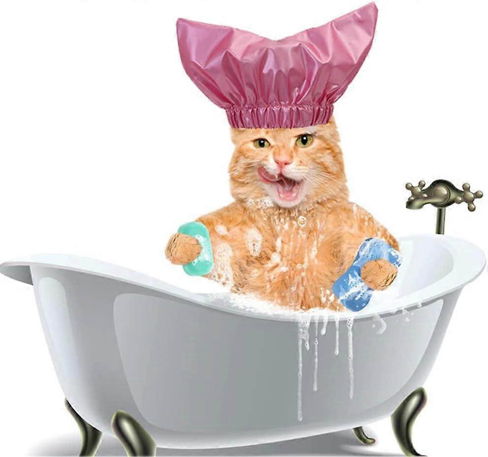 For Cat Bathing Pet Shower Caps  Waterproof  Ear Protection
