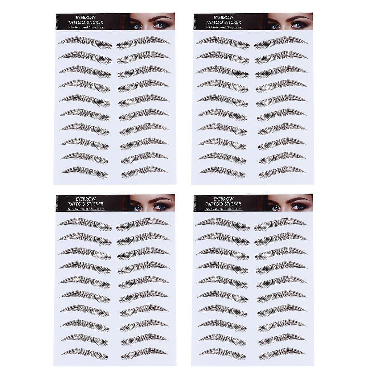 Reusable Eyebrow Appliques with Versatile Shape Options