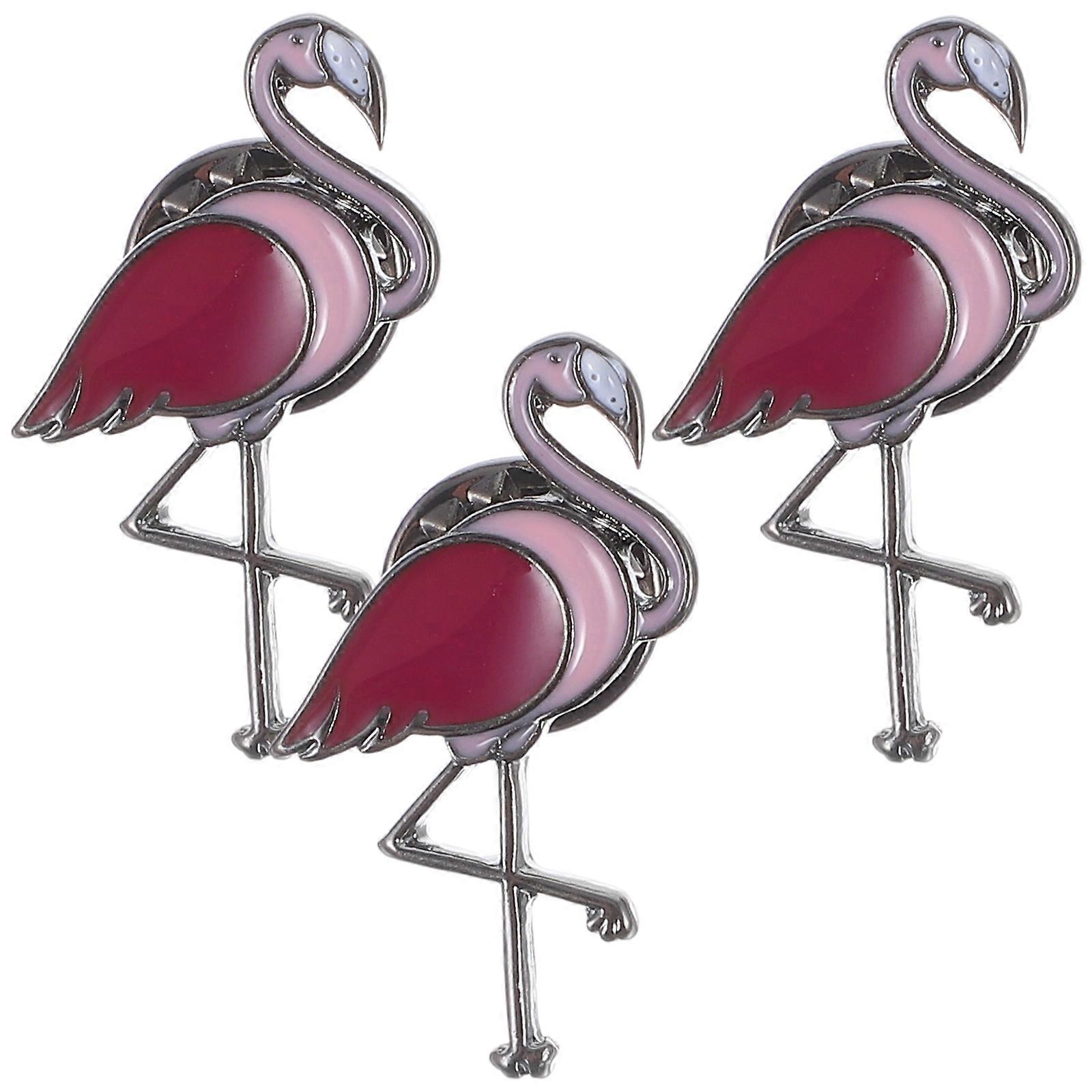 Here's a polished product description for your **3pcs Elegant Flamingo Brooch Pin**:
**3pcs Elegant Flamingo Brooch Pin – Lightweight Rhinestone