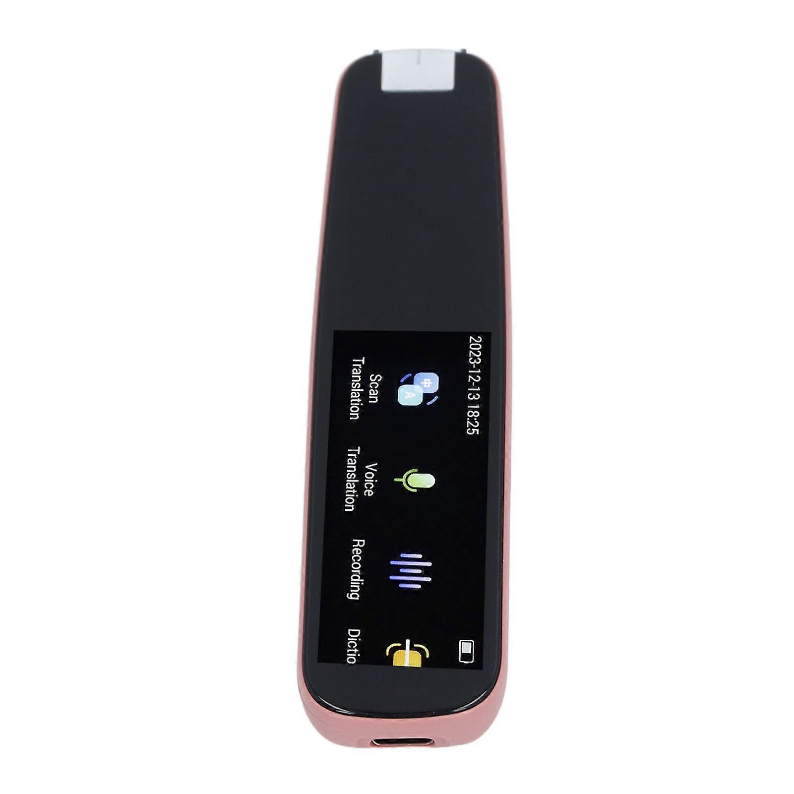 Scan Reader Pen International Edition ABS Multifunctional Smart Voice Translator Pen Pink