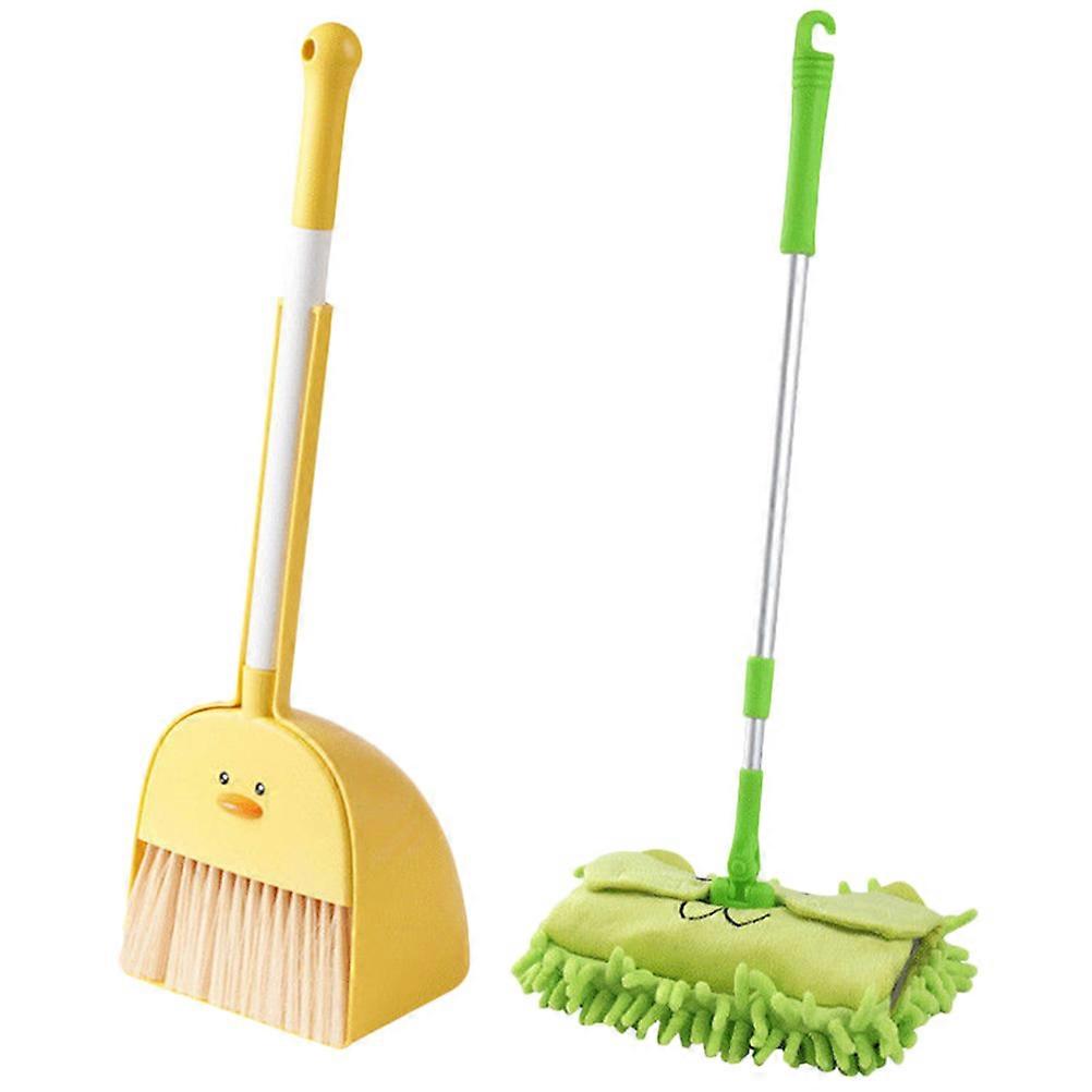Housekeeping Toy Kids, Complete with Broom Mop Dustpan for Realistic Play