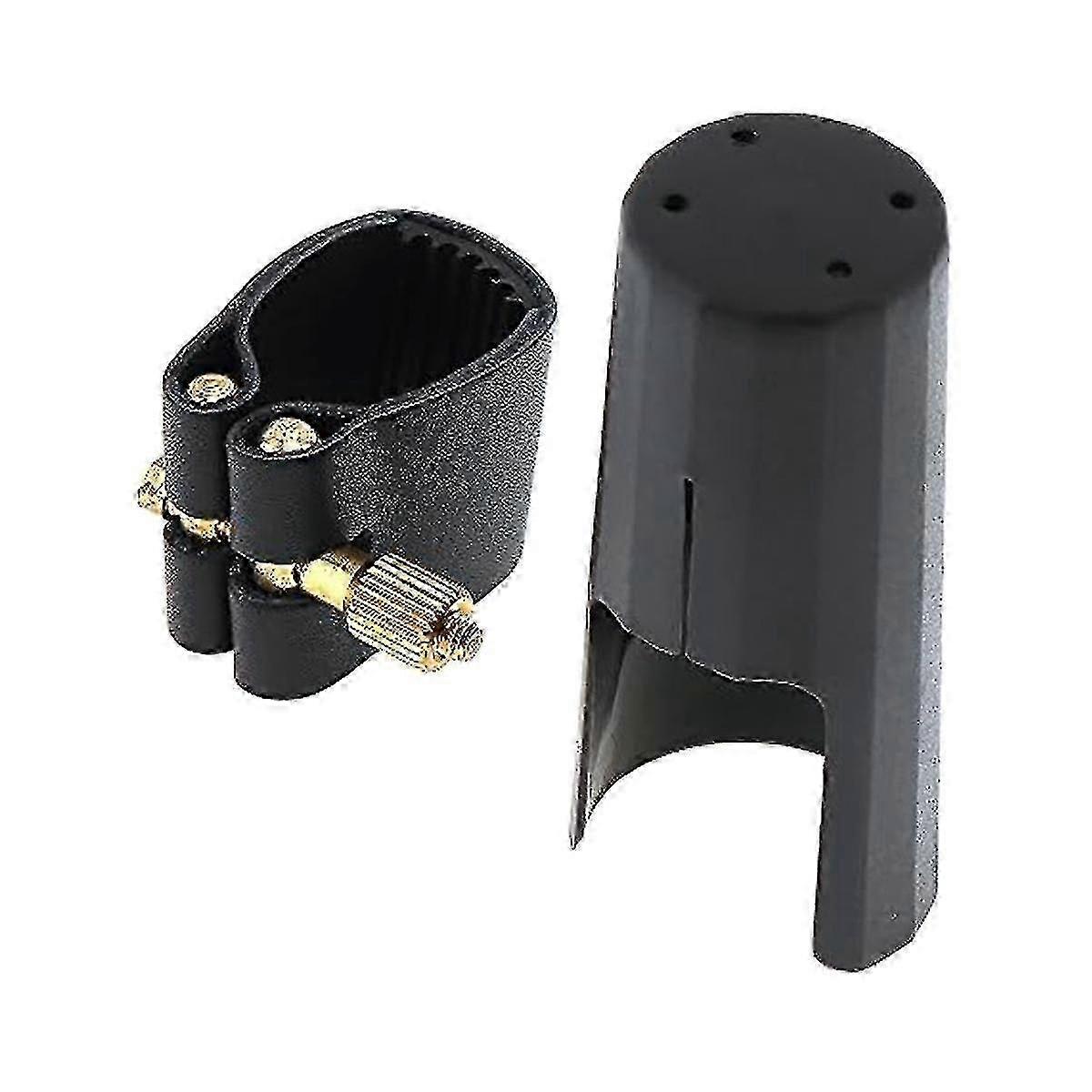 Clarinet Mouthpiece Cap with Ligature Clip Fastener