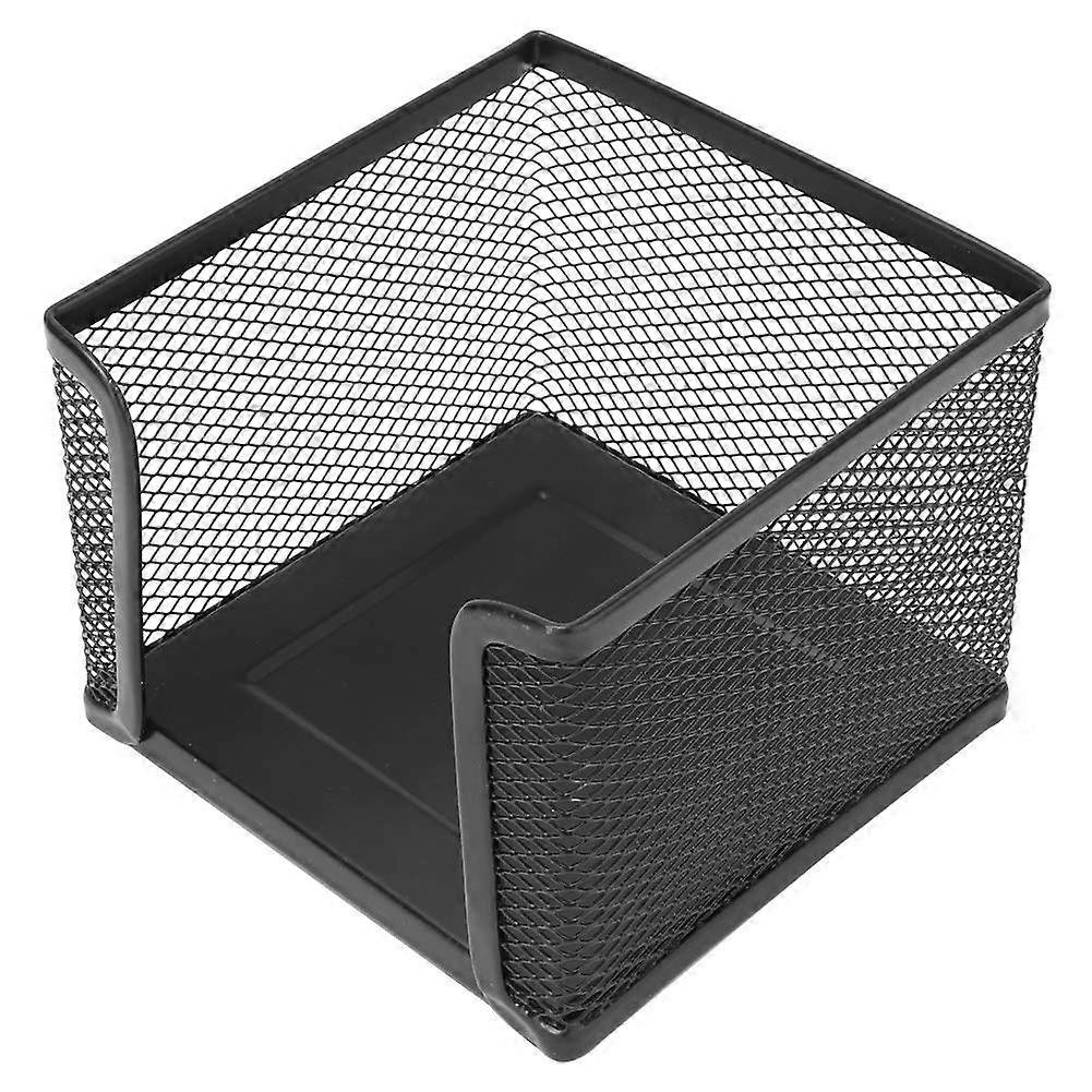 Compact Metal Mesh Note Card Box Shelf Organiser Durable Construction Slim Profile Desk Organiser For Office Use