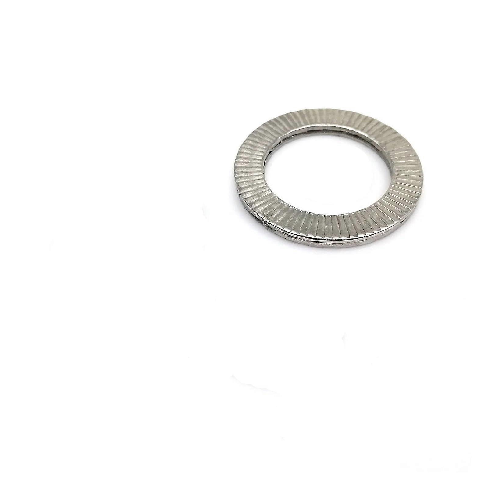 1/5/10 pieces 304 A270 stainless steel double decker selflocking washer wedge lock loose shockproof seal M3 to M36 (Size : M24 1pc) Ref: 2608