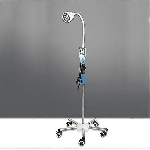 Surgical examination light, floor stand, mobile, flexible gooseneck (220V)