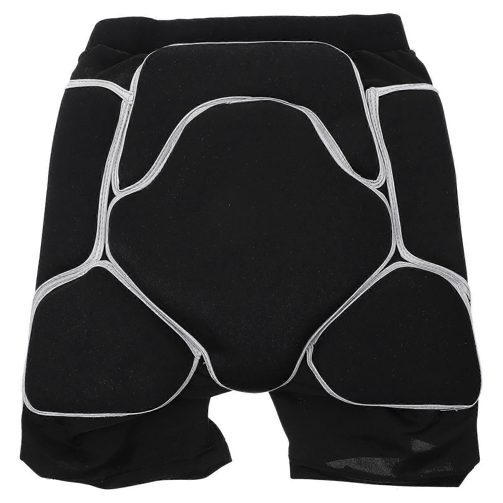 Adult Skiing Protector Impact Reduction Hip Pad For Skating Black Ergonomic Design 1Pack