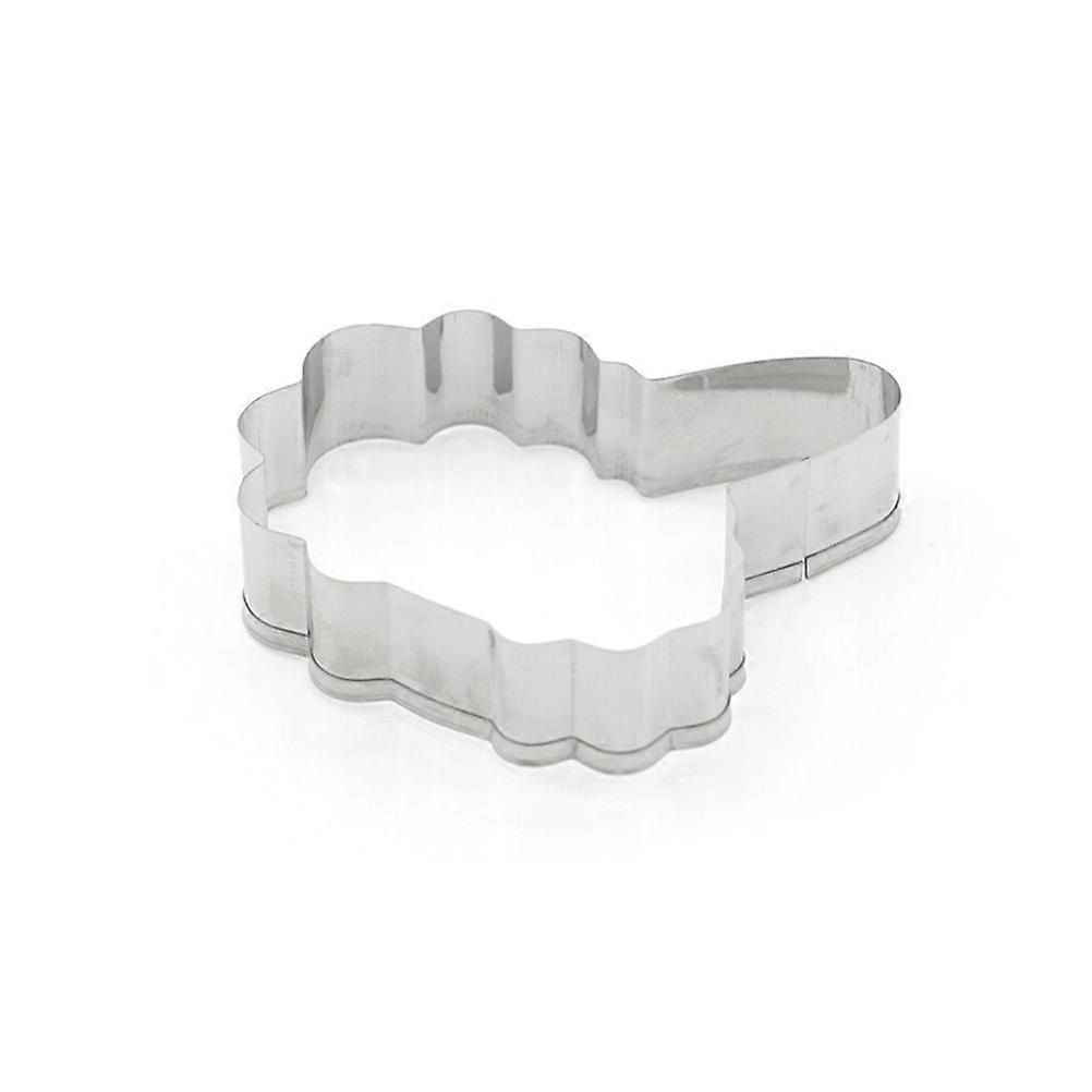 クッキーブロッコリー形状ステンレス鋼ベーキングツール野菜形状モールドシルバー7.50X7.00X1.80CMクッキー1個を切るため