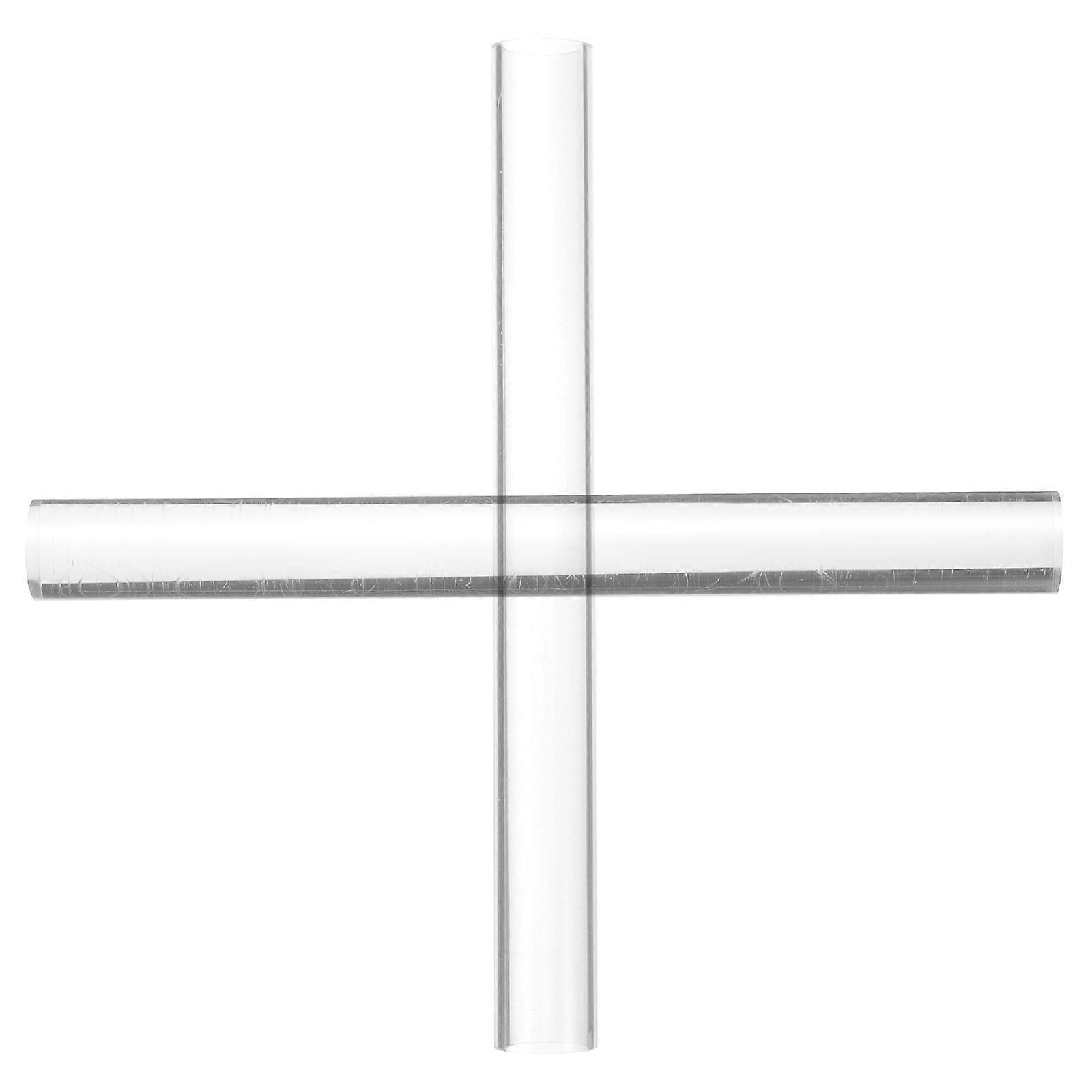 Acrylic Clay Rolling Pins Set of 2 – Transparent Polymer Craft Tools for DIY Shaping, Durable Hollow & Solid Rods with Non Stick Surface for Home