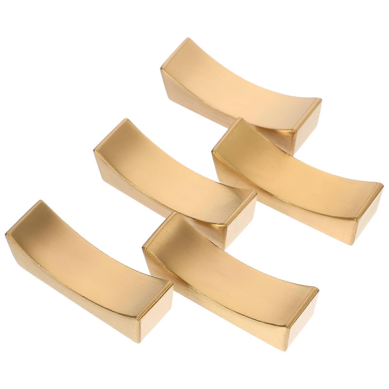 5pcs Gold Stainless Steel Chopstick Rests Utensil Holders for Chopsticks, Spoons, Forks – Cutlery Stand for Restaurant or Home Use