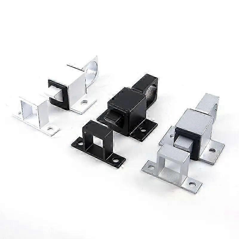 Door Bolt Latch Aluminum Alloy Security Automatic Window Gate Spring Bounce Lock