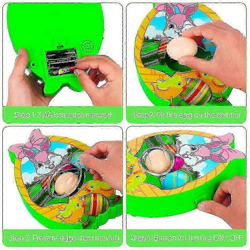 DIY Bunny Easter Egg Decorator Electric Spinner Kit Gift