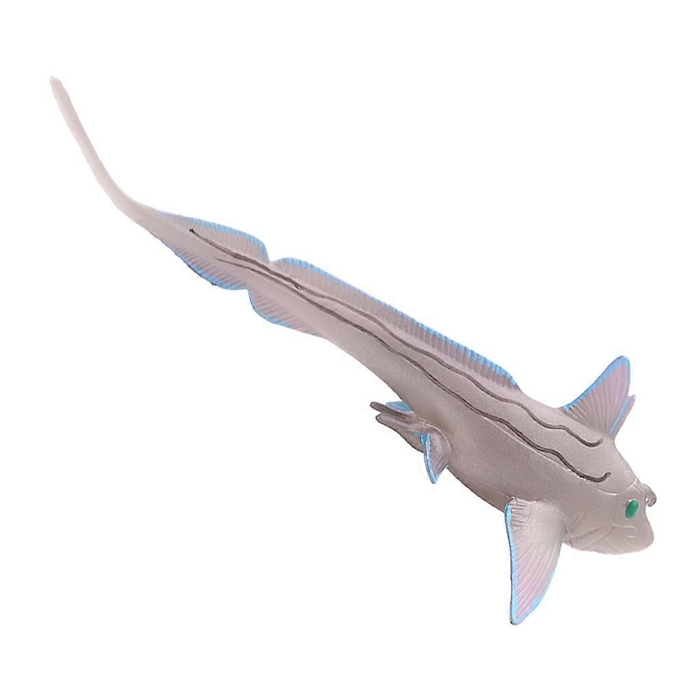 Childrens Simulation Marine Animal Model Ratfish Toy Office Decoration Multi Color Cognitive Tool 1Pcs