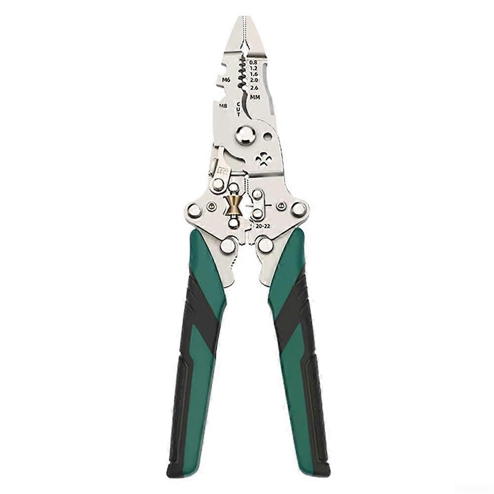 Ergonomically shaped 12in1 wire stripping tool, compact and portable solution for all your wiring needs
