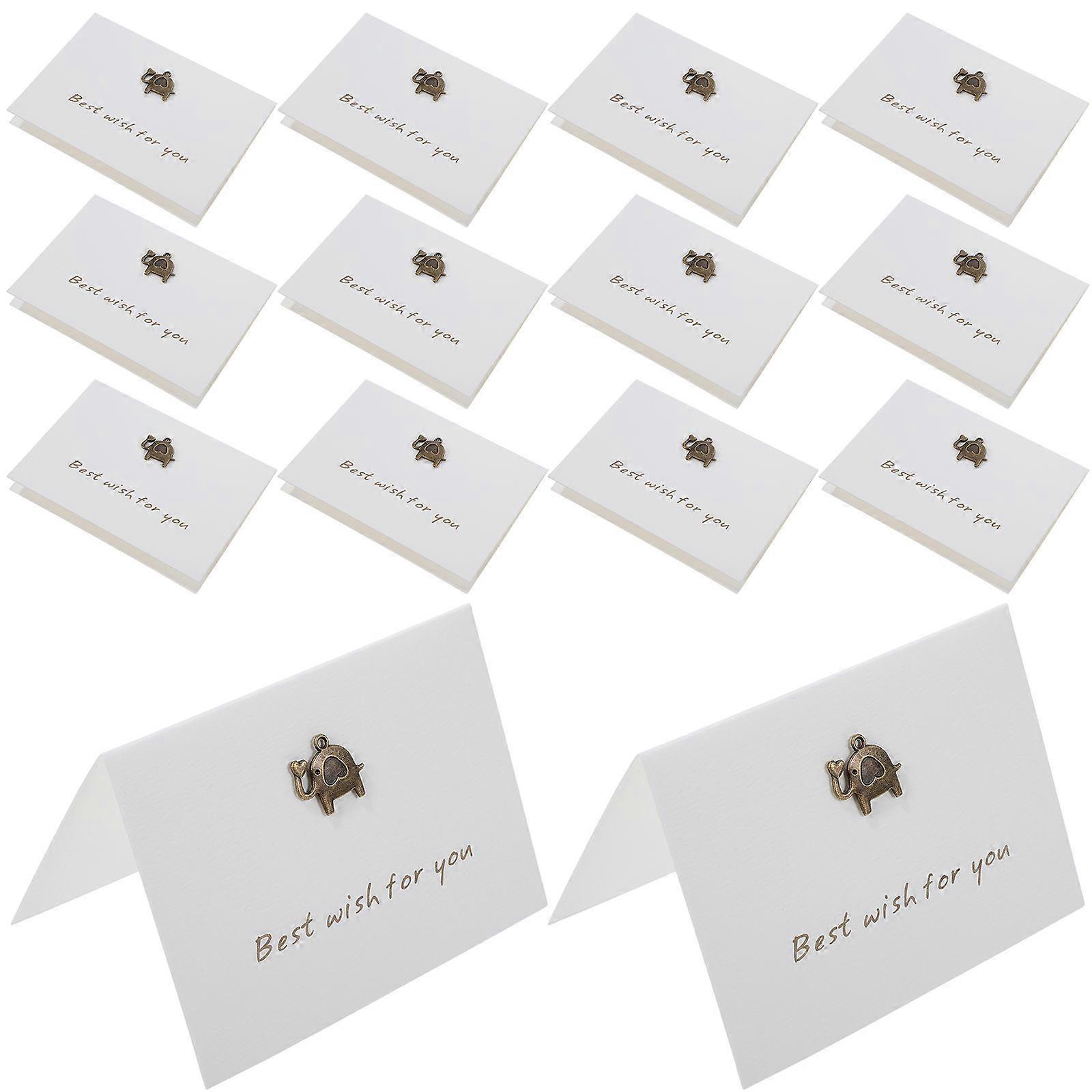 Happy New Year Cards Greeting Cards With Envelope Assorted Color Elegant Appearance Christmas 20 Sets