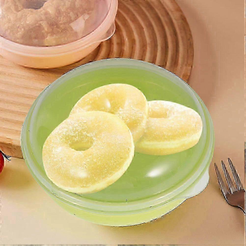 2pcs Bread Boxes Cake Storage Boxes Reusable Bread Boxes Sealing Bread Container