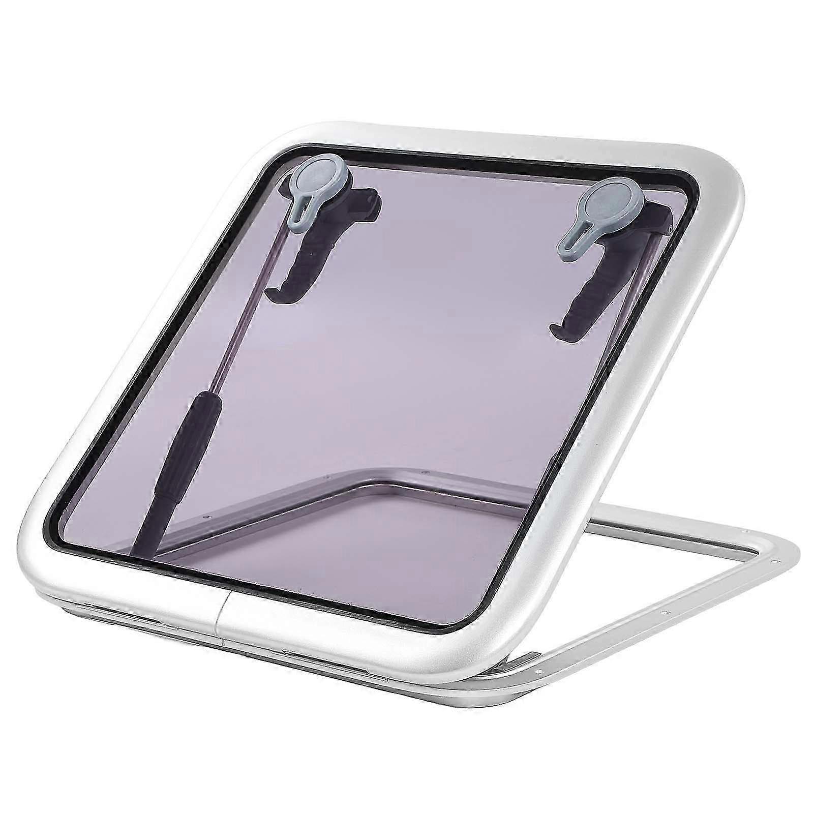 Rv Window Round Corner Square Waterproof Uv Protection Rv Push Out Window With Stainless Steel Support Rods For Boat Yacht
