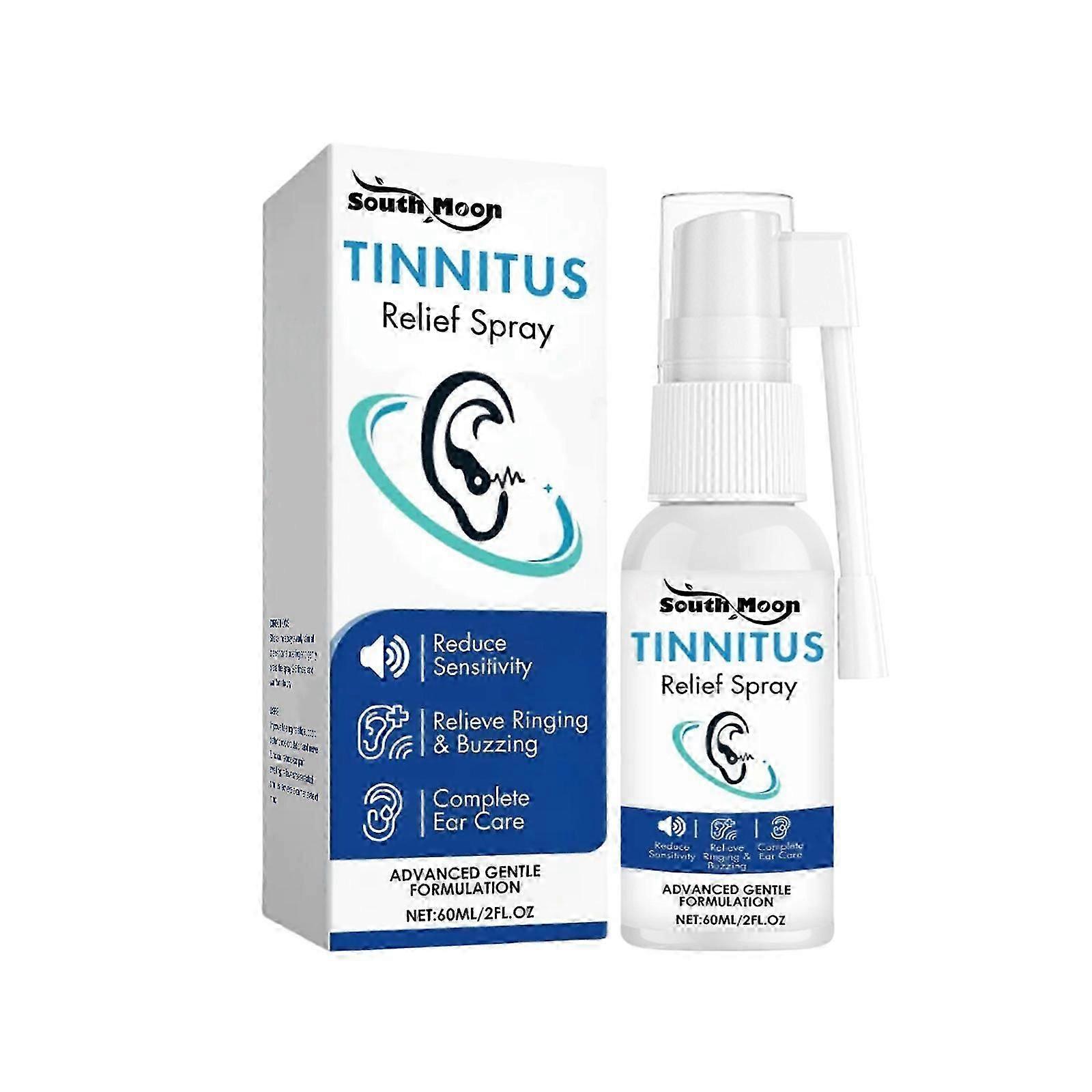Ameliorarea tinitusului pentru țiuitul urechilor, Tratamentul tinitusului pentru ameliorarea țiuitului urechilor, Spray natural pentru ameliorarea tinitusului, Reduce zgomotul urechii și îmbunătățește auzul, 60 ml