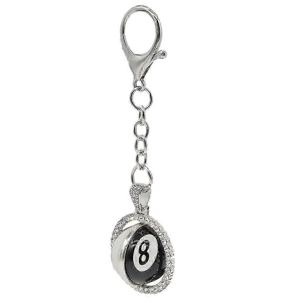 Fashion Unisex Μαύρο NO.8 Μπρελόκ Μπιλιάρδου - Αξεσουάρ Μπιλιάρδου