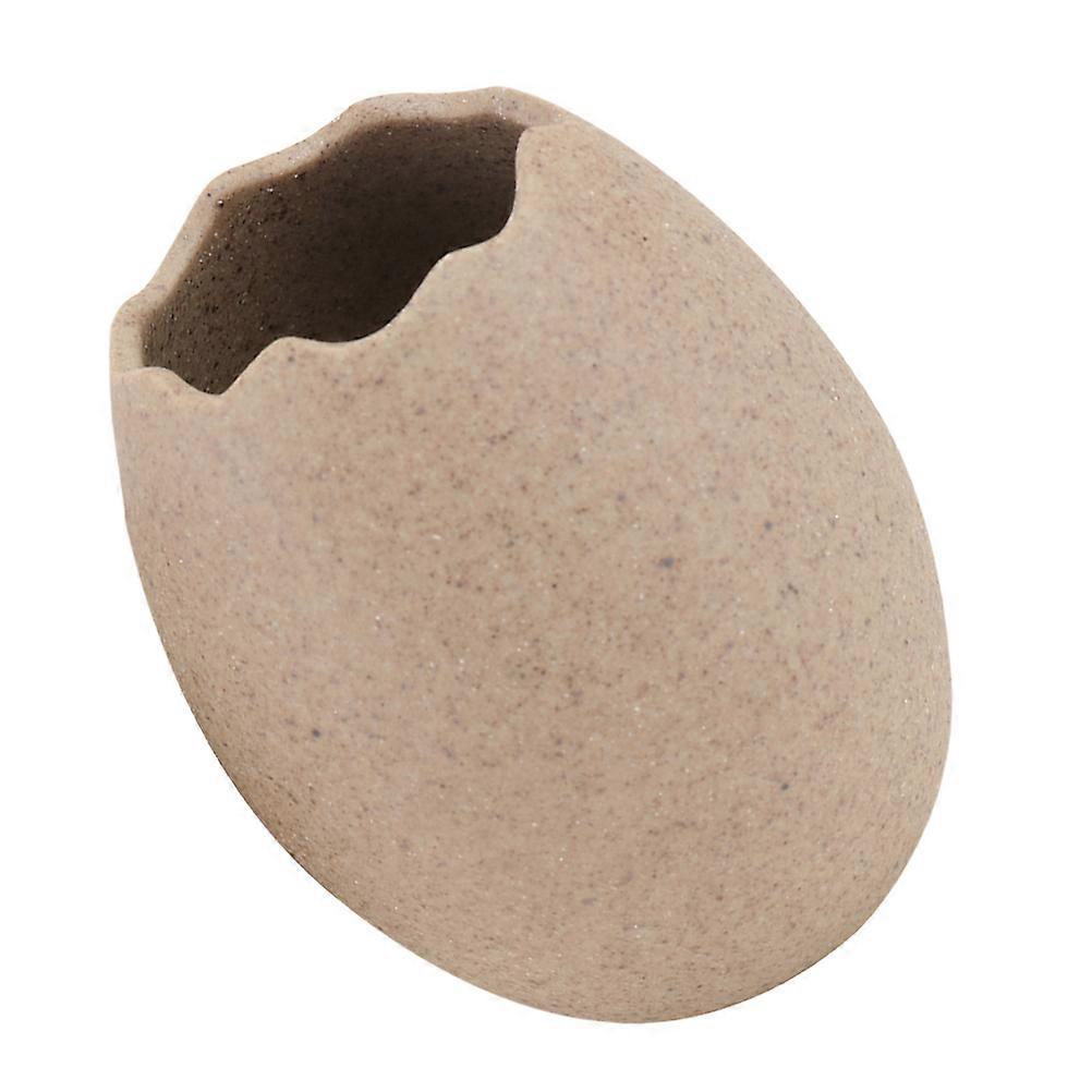 Vase Small Ceramic Eggshell Shaped Dessert Serving For Home Use Multi 2.36X1.97X1.97in 1Pack