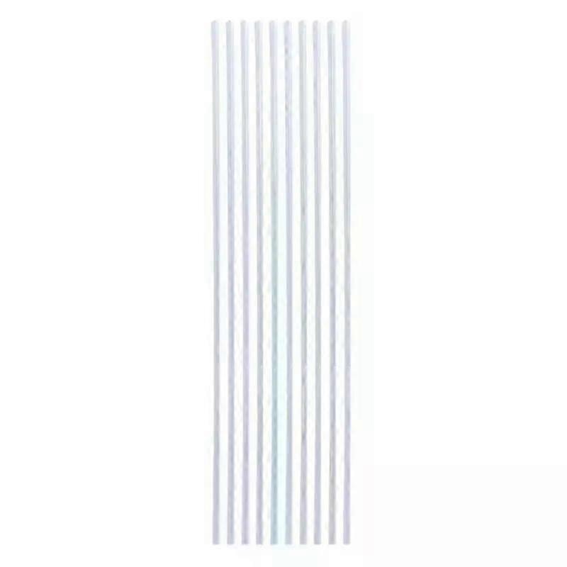 10 Pcs/Set Fishing Float DIY Floats Hollow 08/1/12mm Inner Diameter Thicken Tackle Tube Transparent Rigging Accessories