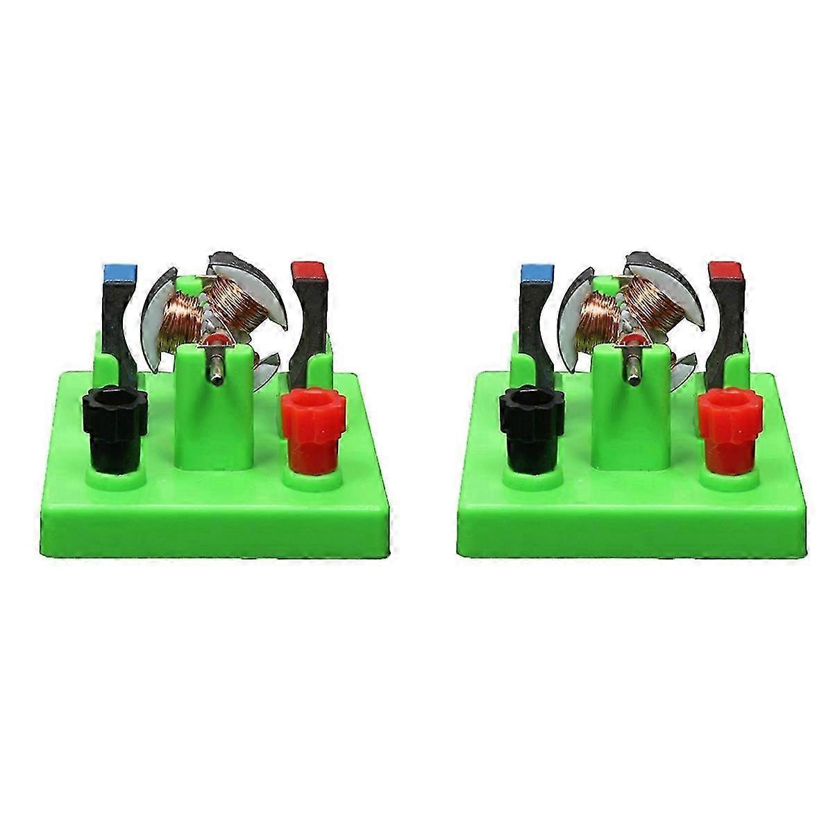 2Pcs DIY DC Motor Model for Physics Experiments Educational Toys for Students