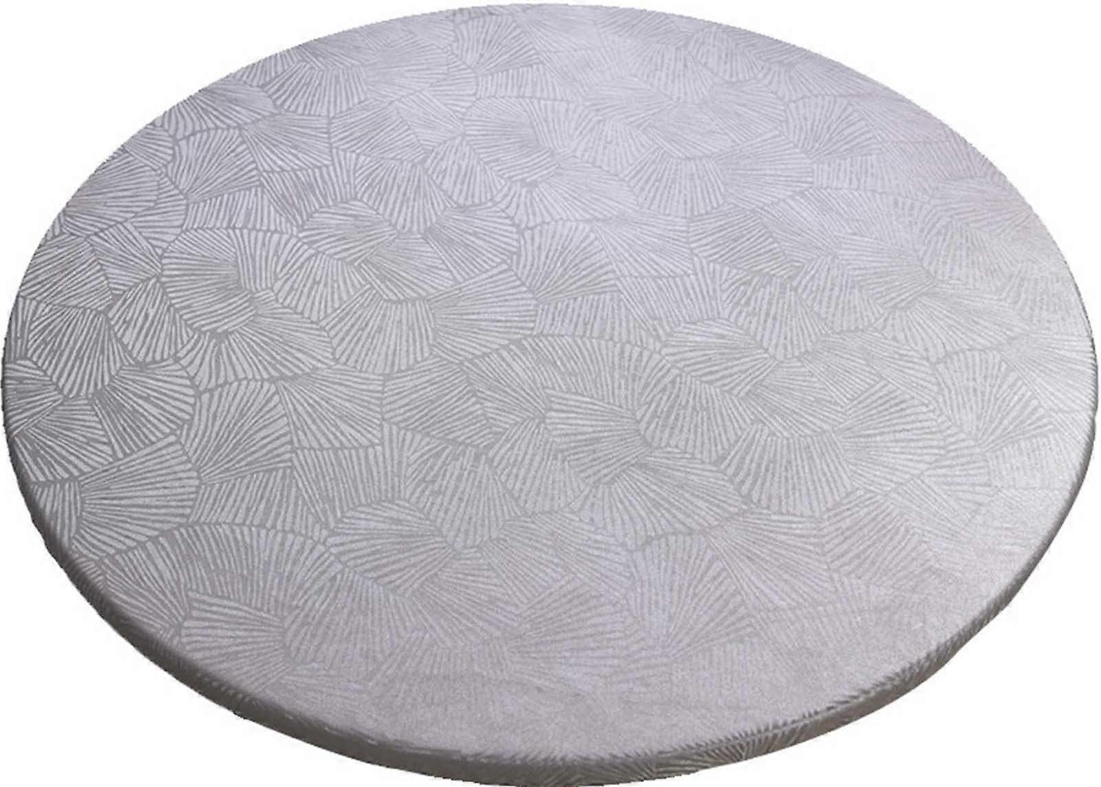 Picnic Table Cover And Patio Tablecloth Grey 140cm With Luxury Elastic Edges