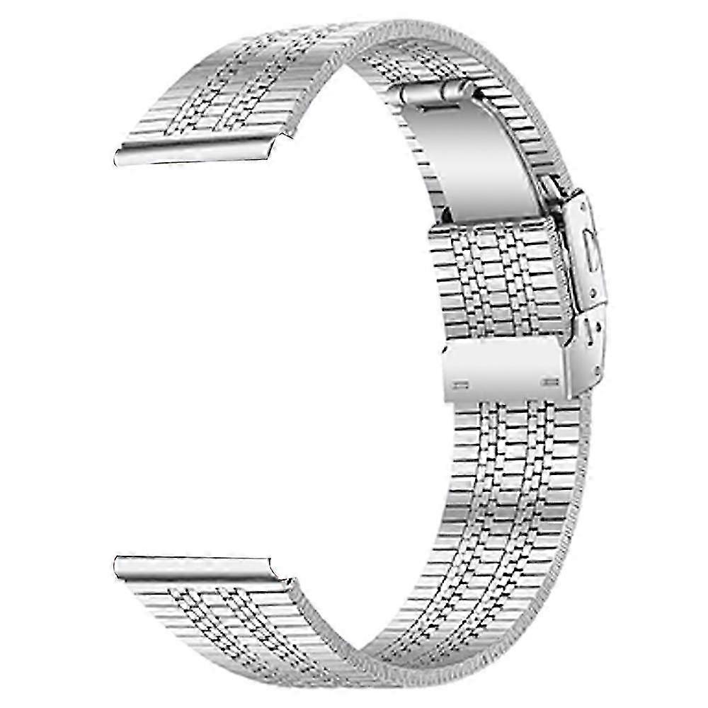 Type A Replacement Band for Certain Brands Stainless Steel Watch Strap, Silver