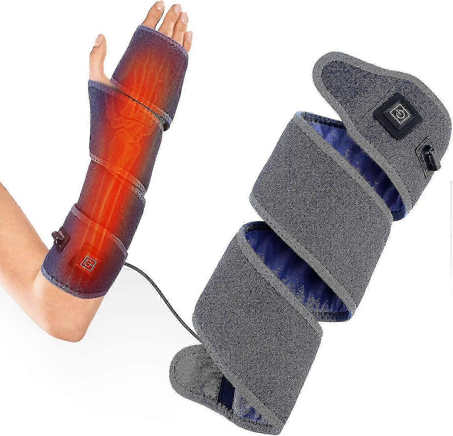 Extra Long Heating Pad Wrap For Pain Relief Heated Pad For Wrist Arm Ankle Elbow And Leg Tw