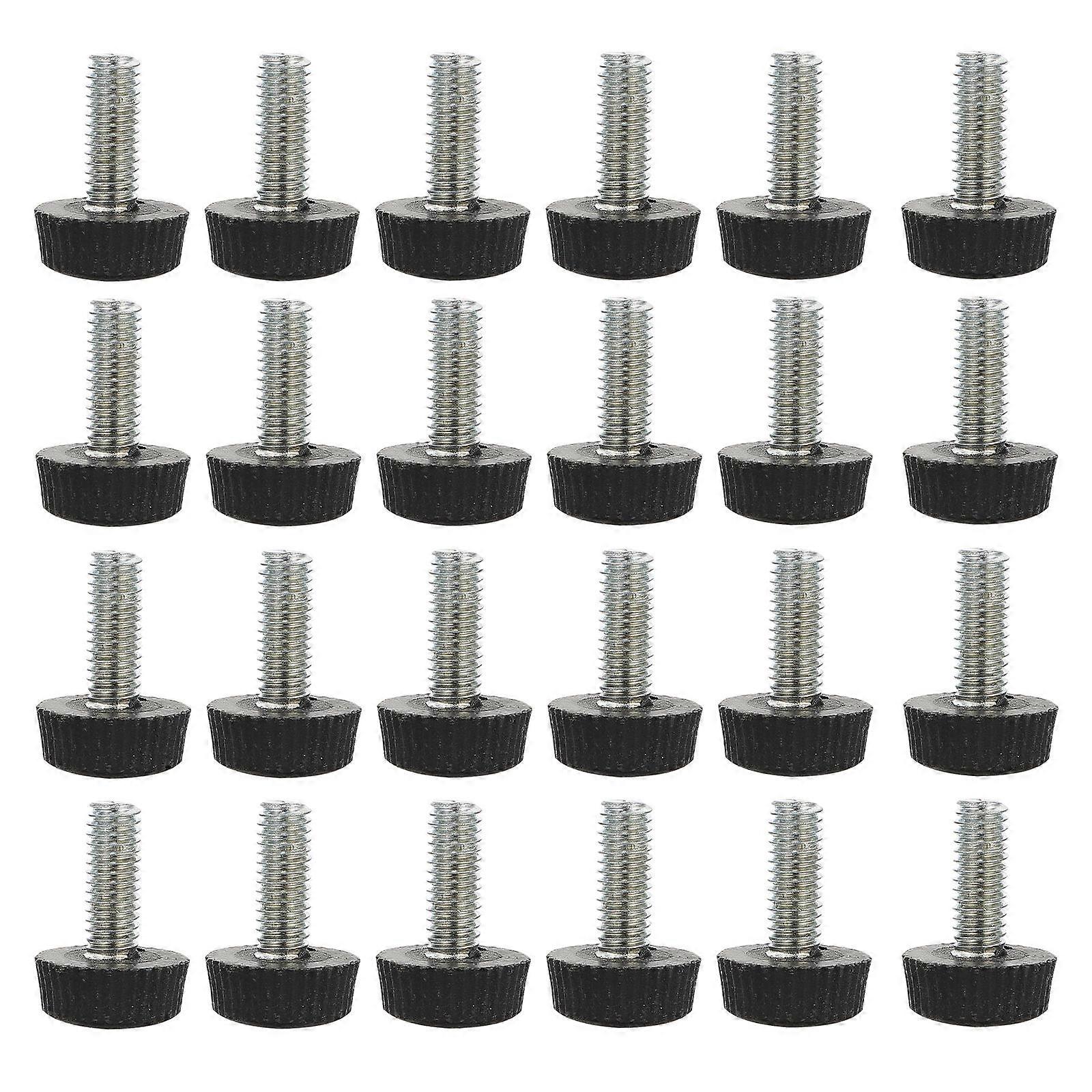 30Pcs Screw in Threaded Furniture Levelers with Adjustable Design