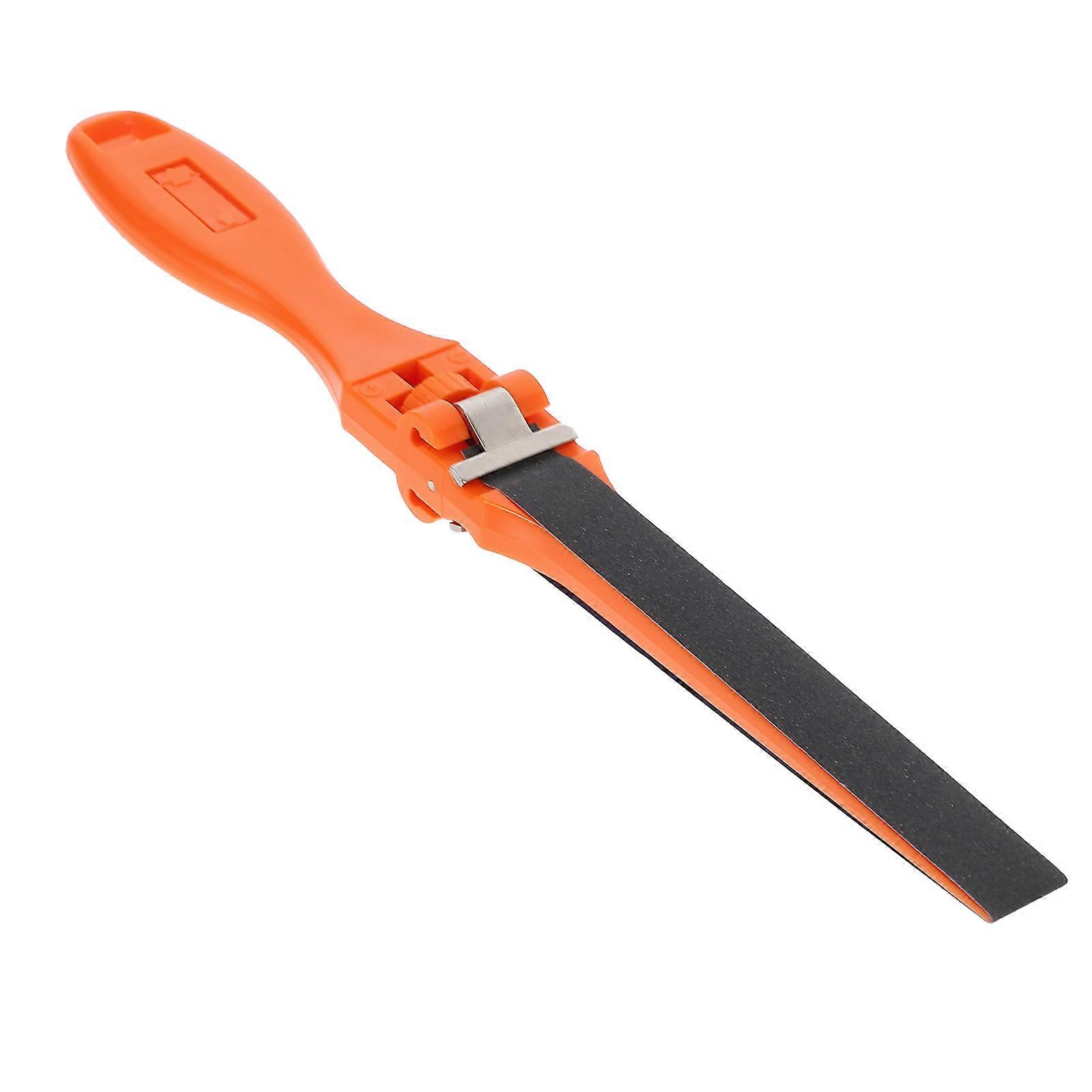 Multi-Purpose Sandpaper Holder Plastic Sandpaper Clamp For Handyman Remove Rust 10.6×1.2×0.7in