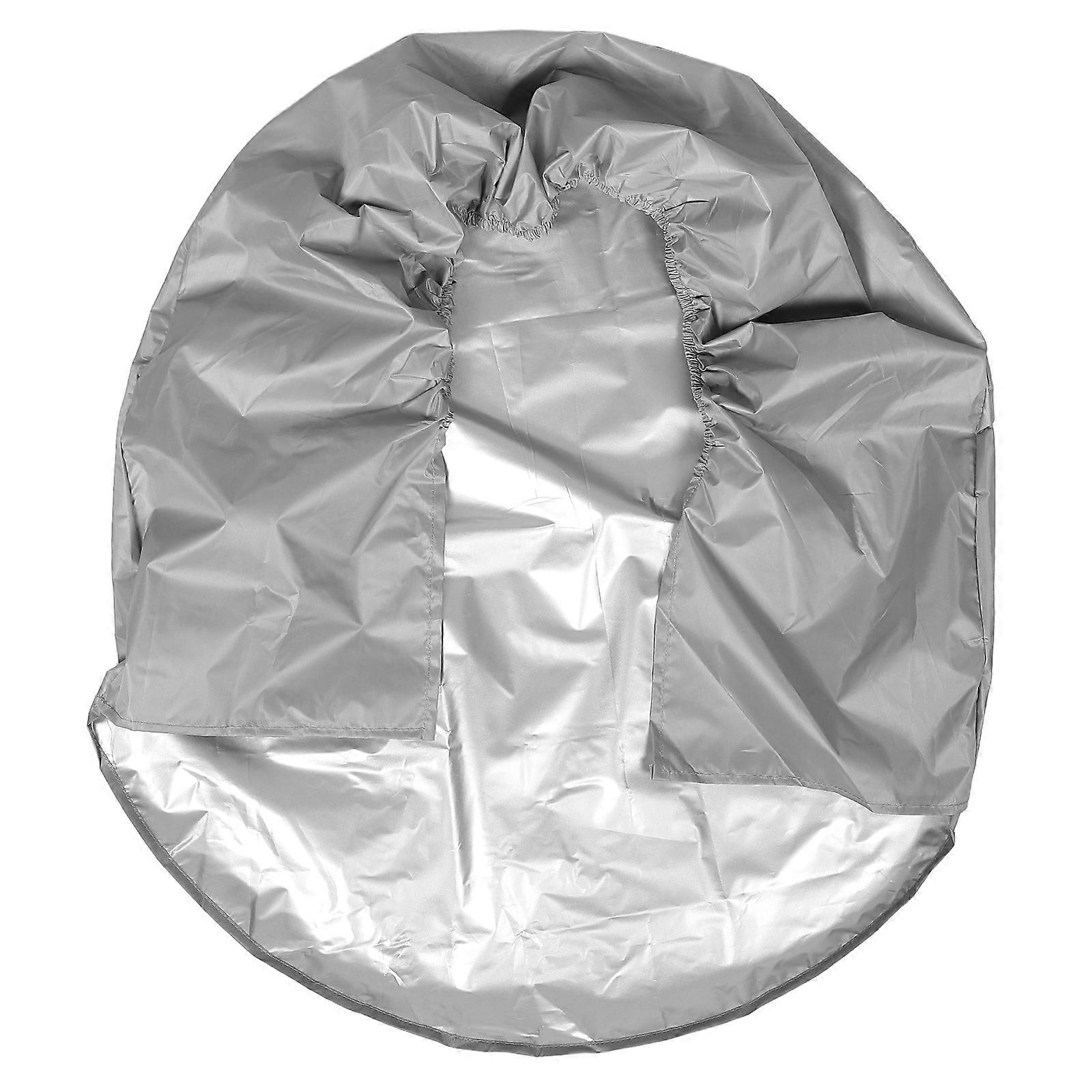 Waterproof Car Wheel Covers for Windproof Tire Protection Grey