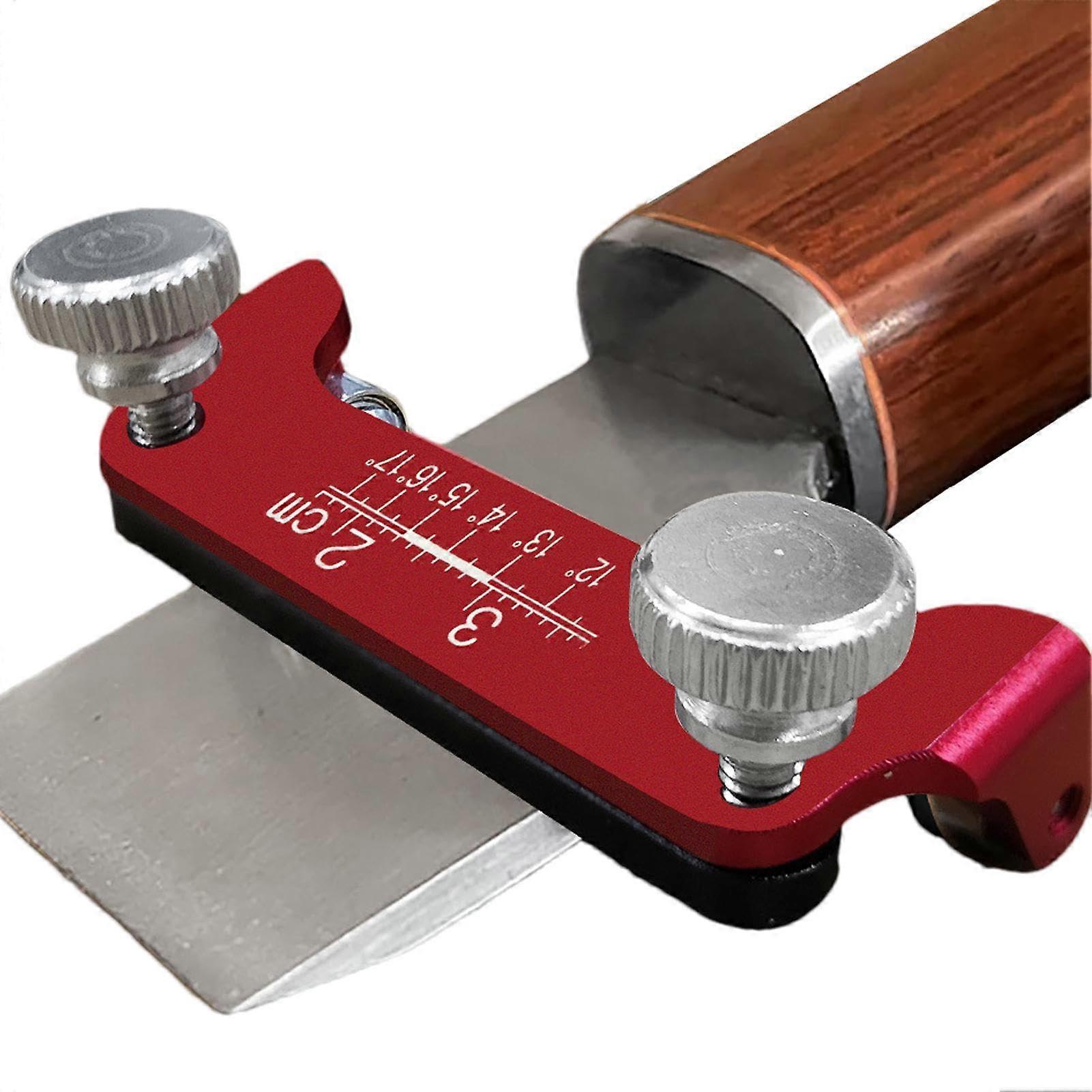 Meißelhobel Sharpening Jig, Stainless Steel Honing Guide With Adjustable Angle, Durable 6 cm Blade Sharpening Tool