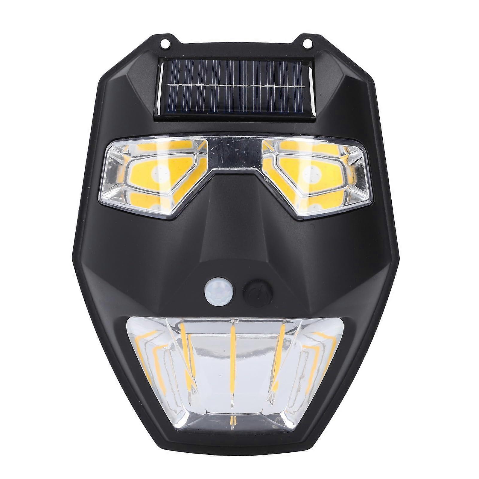 Wall lights with outdoor solar induction, 5 modes, red blinking, for house villas, ABS material.