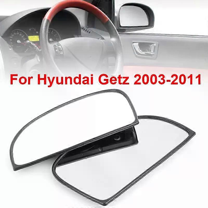 Specchietto retrovisore Specchio in vetro w / supporto per coperchio piastra di supporto sinistra destra per Hyundai Getz 2003 2004 2005 2006 2007 2008 2009 2011