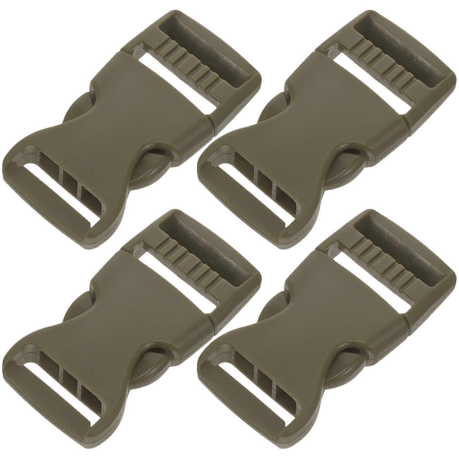 4pcs Detachable Plastic Side Release Buckles for Backpack Replacement – Durable Strap Clips for Outdoor Use and Daily Wear – Smooth Snap Closure