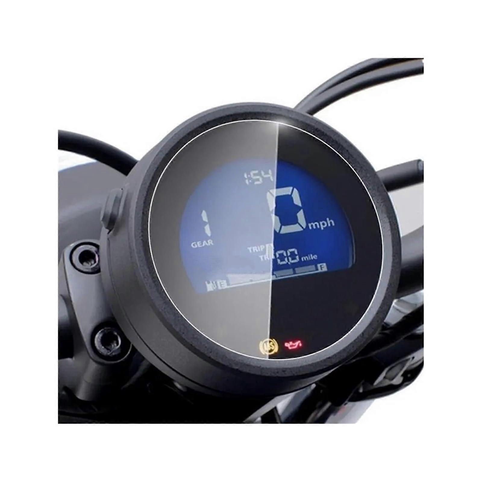 Protective Film For Instruments - Motorcycle Instrument Panel Screen Protector, 2-Pack, for Honda Rebel