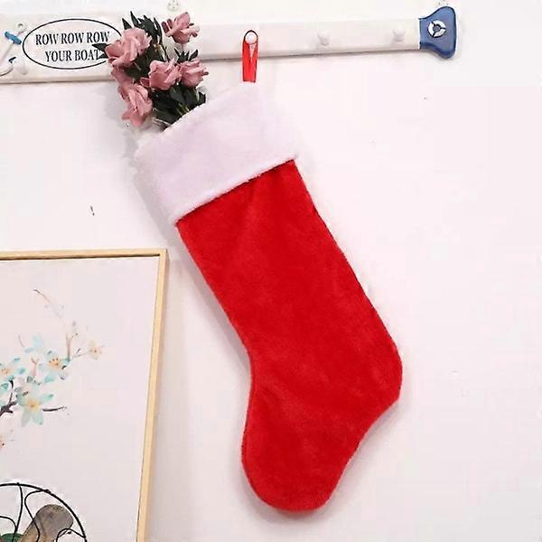 Large Christmas stocking, red, 1-pack