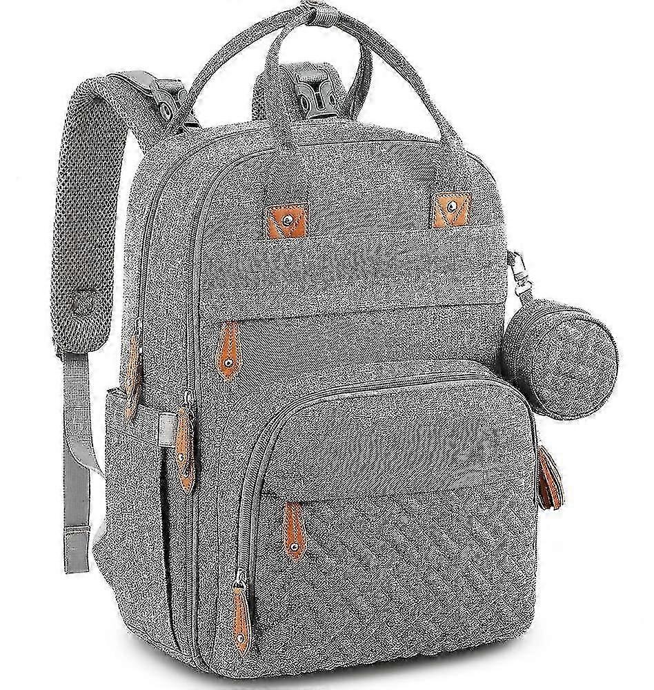 Blöjbytesväskor Multifunktionell Vattentät Reseblöjryggsäck