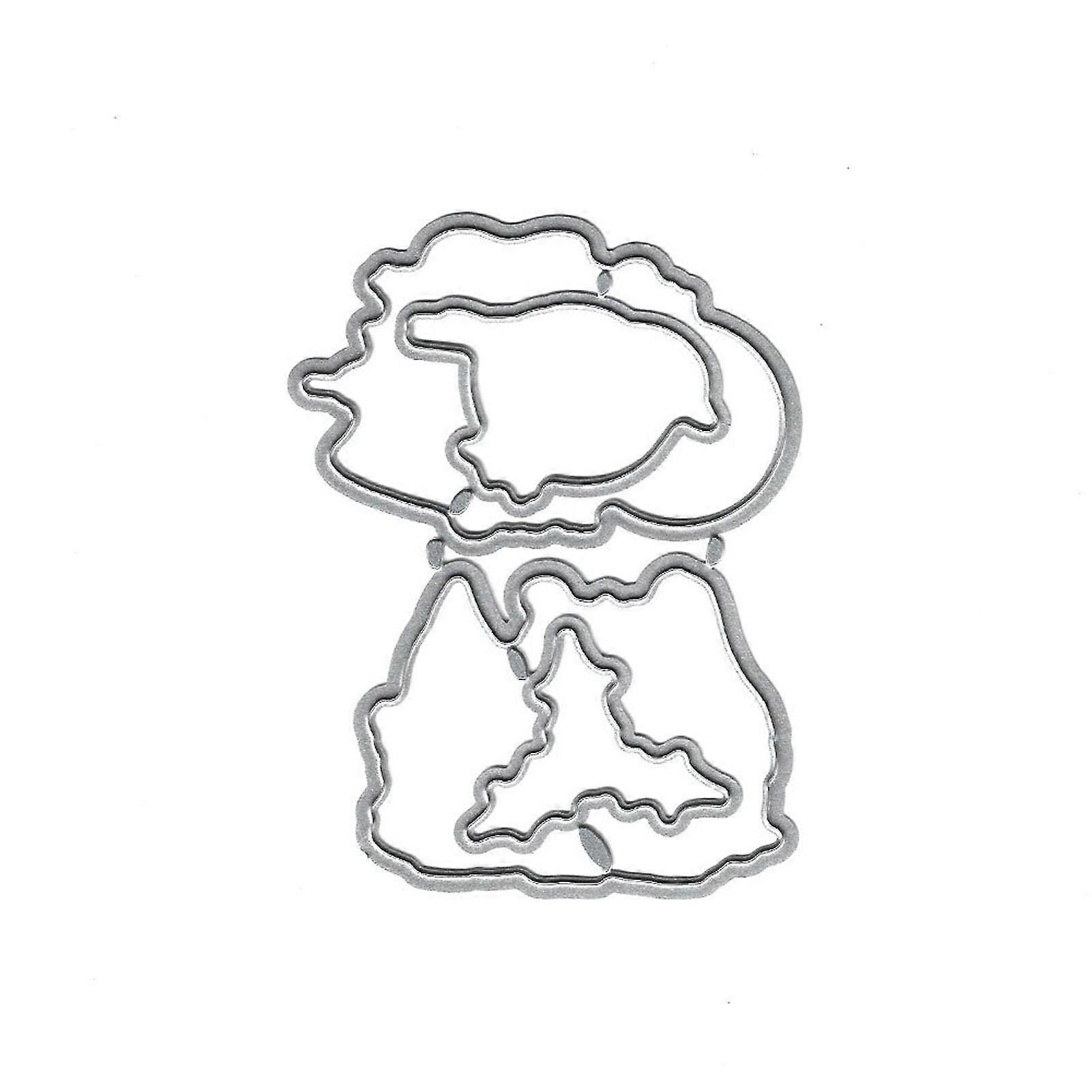 Clear Stamp Christmas Style Safe Material Easy Operation Reusable Transparent Stamp for Photo Card Envelope