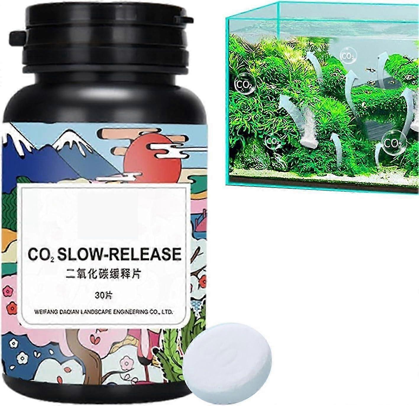 CO2 Tablets for Aquariums, Nutrients CO2 Generator, Planted Diffuser Tablets, Effervescent Tablets, Aquarium Accessories