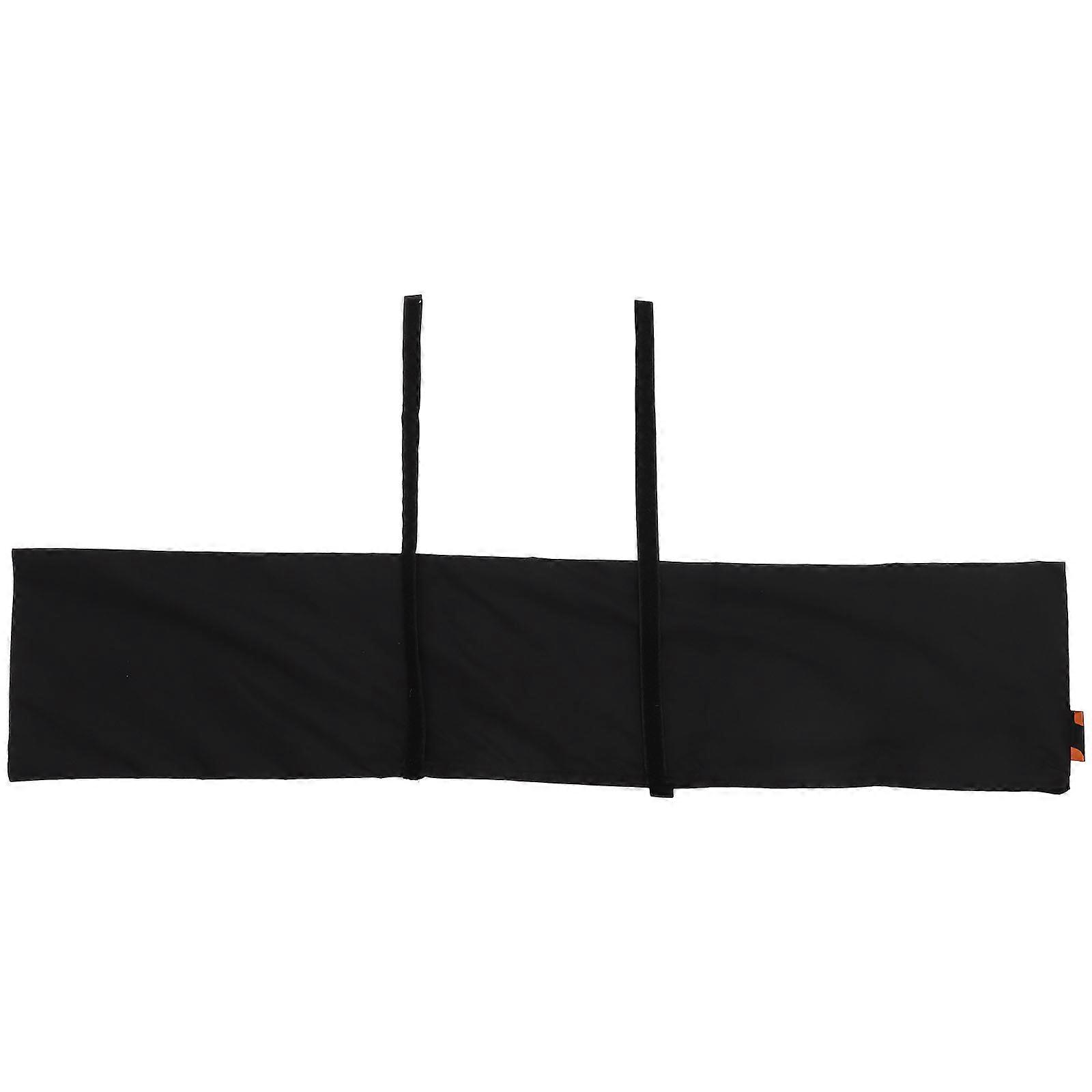 Bicycle Handle Protective Cover Made of Nylon and PU Lightweight Waterproof Durable Black Color Fits Double Bike Handles