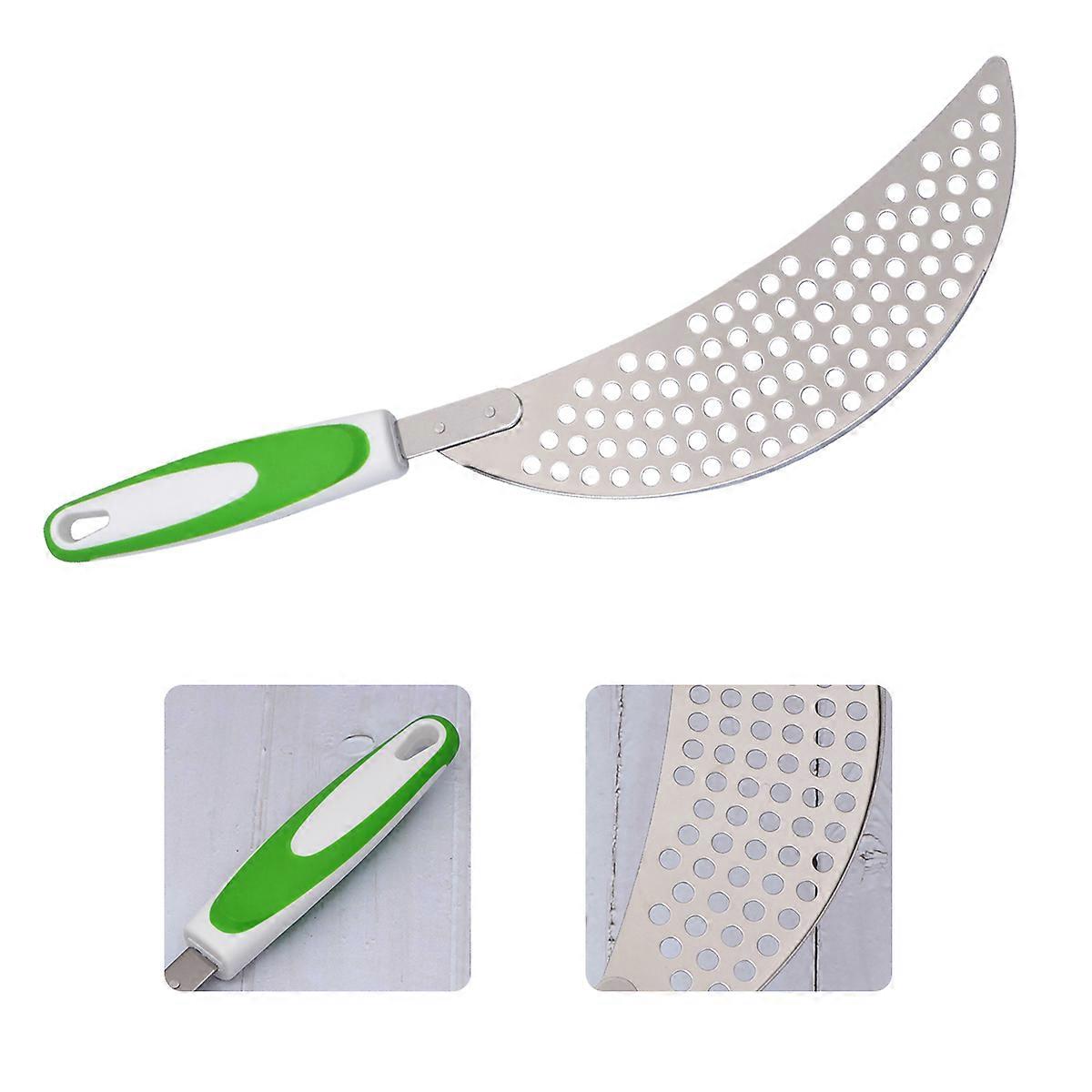 Stainless Steel Pot Strainer with Plastic Handle for Easy and Safe Draining in Kitchen Most Pots 1PC