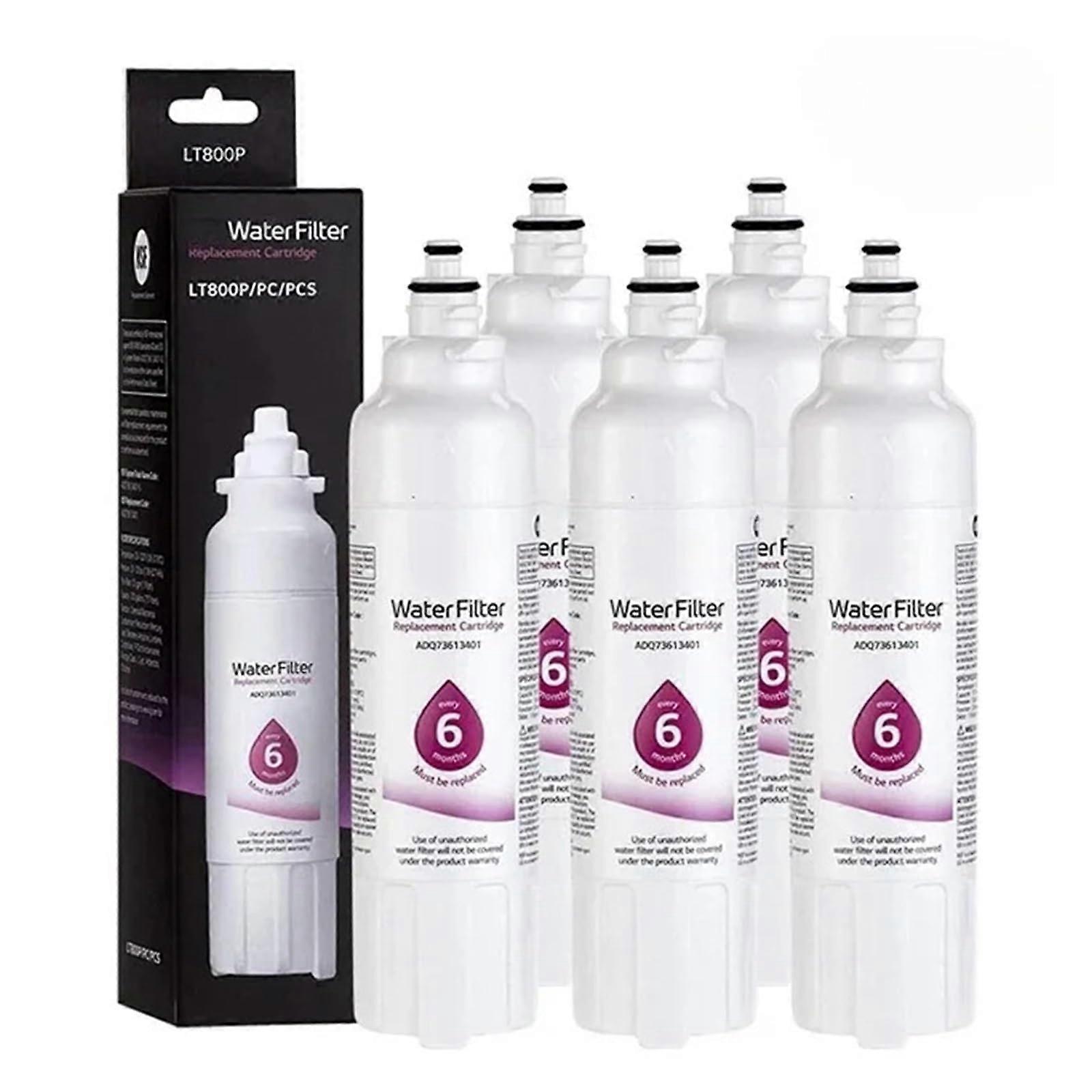 LT800P Refrigerator Water Filter Replacement For LG Model 9490 (5 Pack), Compatible With LSXS26326S/LSXS26366S/LSXS26366D