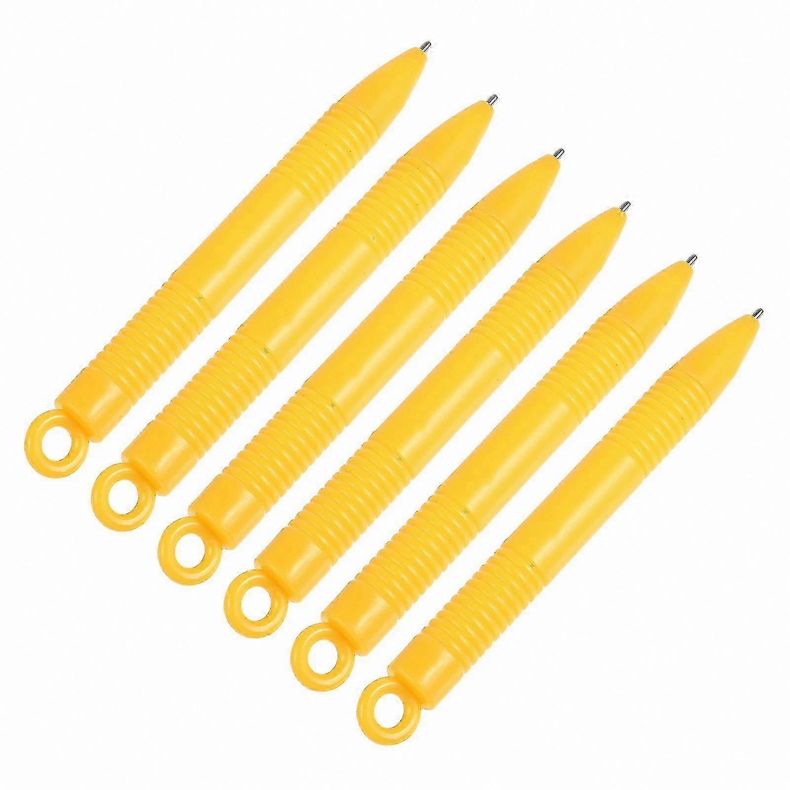 6-Pack Erasable Writing Pens with Magnetic Tips for Alphabet Sketchpad and Dot Art Creation Tools