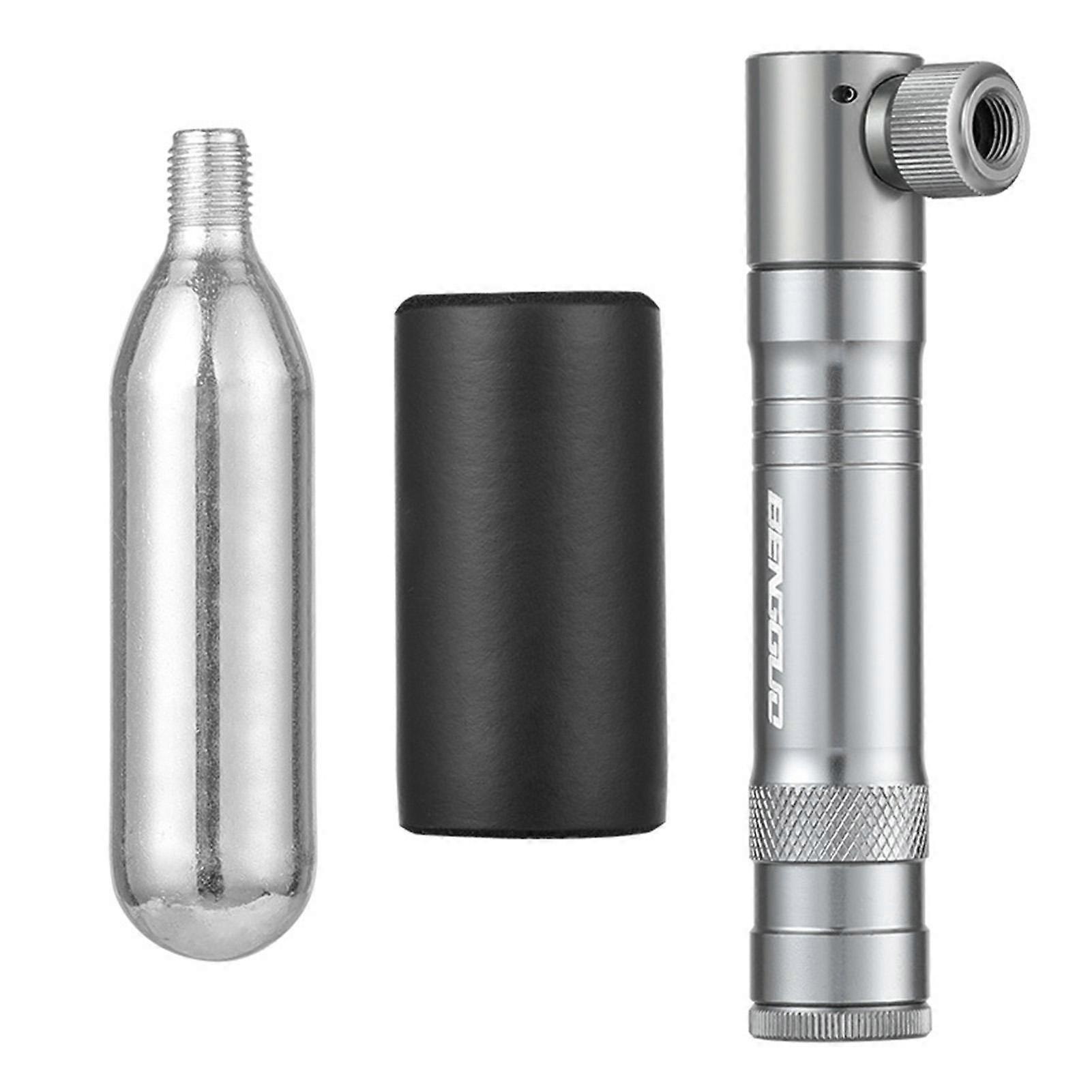 Bike Tire Repair Kit Portable Multi-Function Vacuum Plug Repair Set with Aluminum Alloy CO2