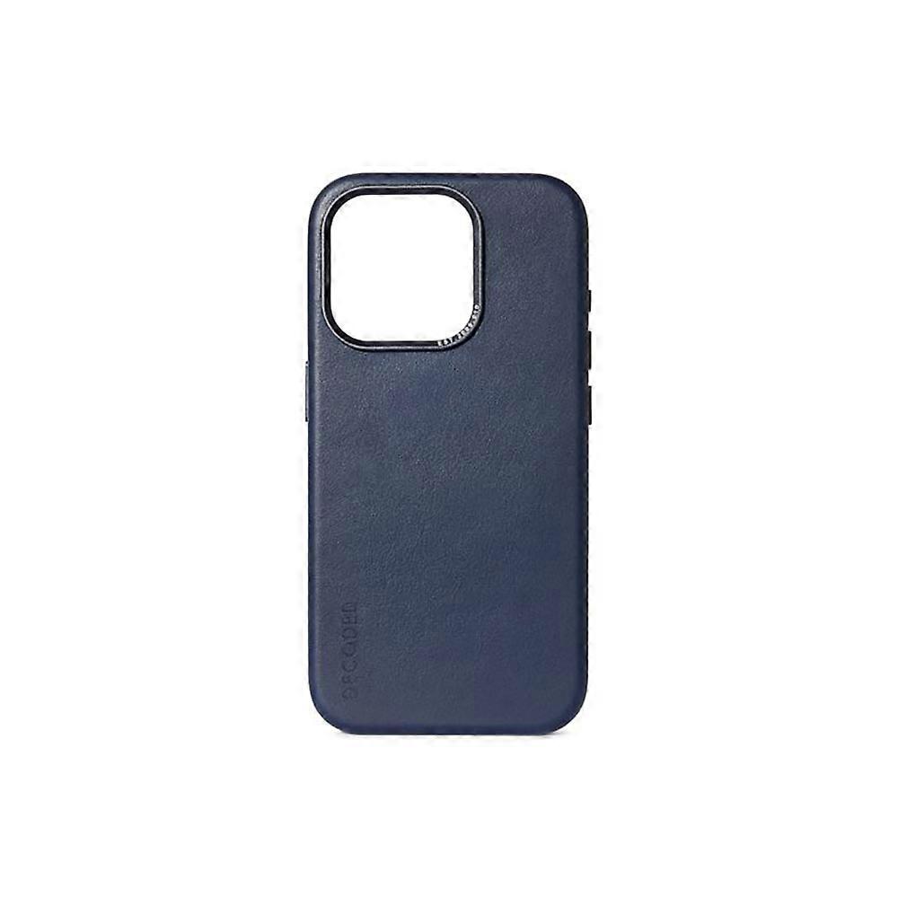 Case for Apple iPhone 15 Pro Max MagSafe in Ultra-Resistant Full Grain Leather, Navy Blue