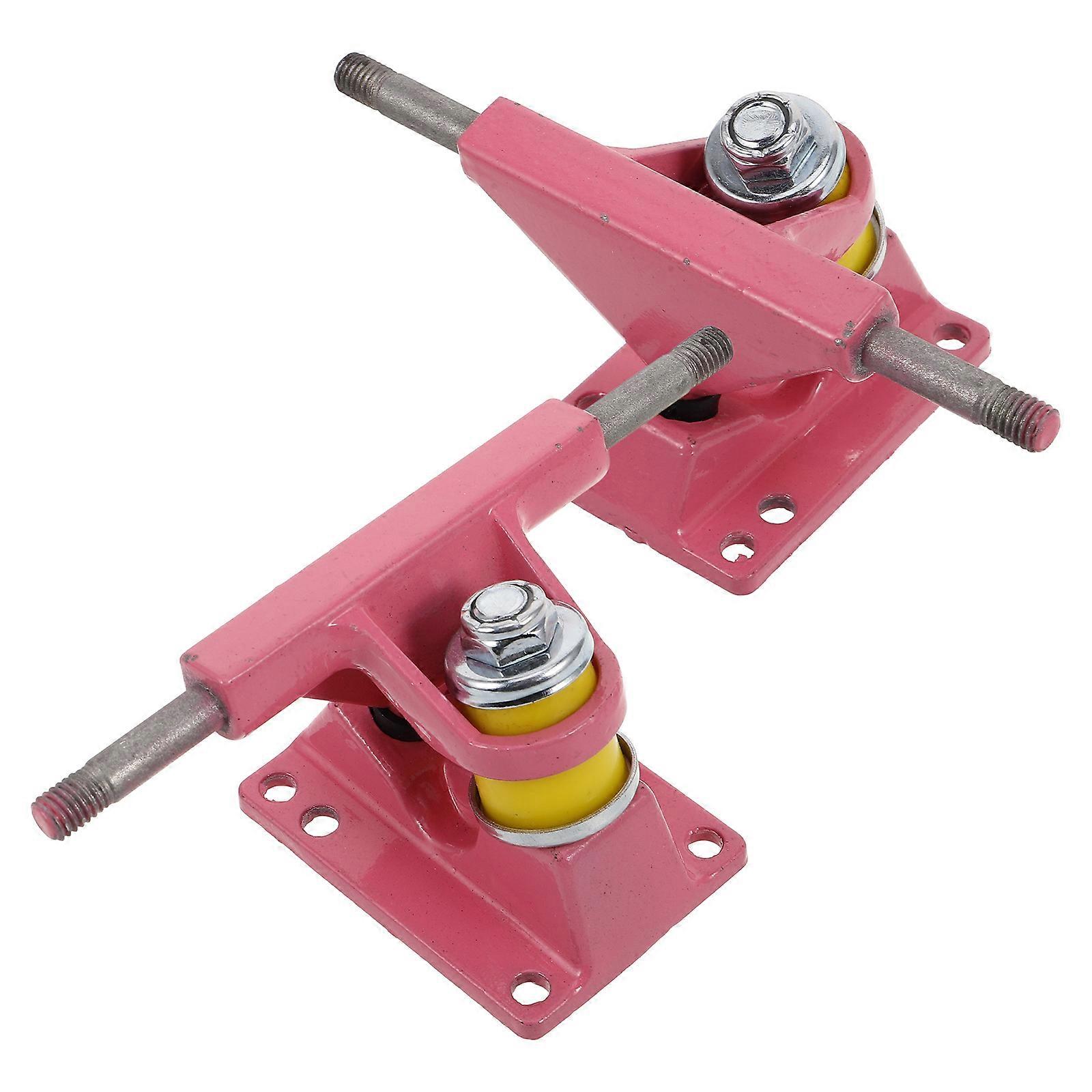 Rectangular Skateboard Truck Stable Riding For Young Skaters School 2Pcs