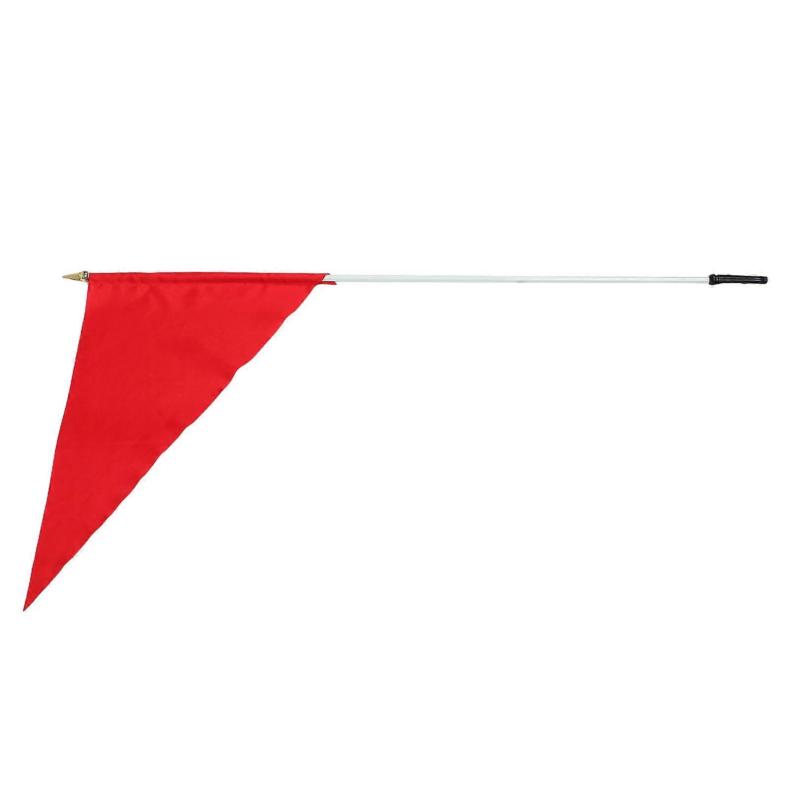 Off-Road Adventure ATV Flag Pole with Triangle Banner Enhanced Visibility Multi Color 85.00X1.50X1.50CM Easy Installation 1Pcs