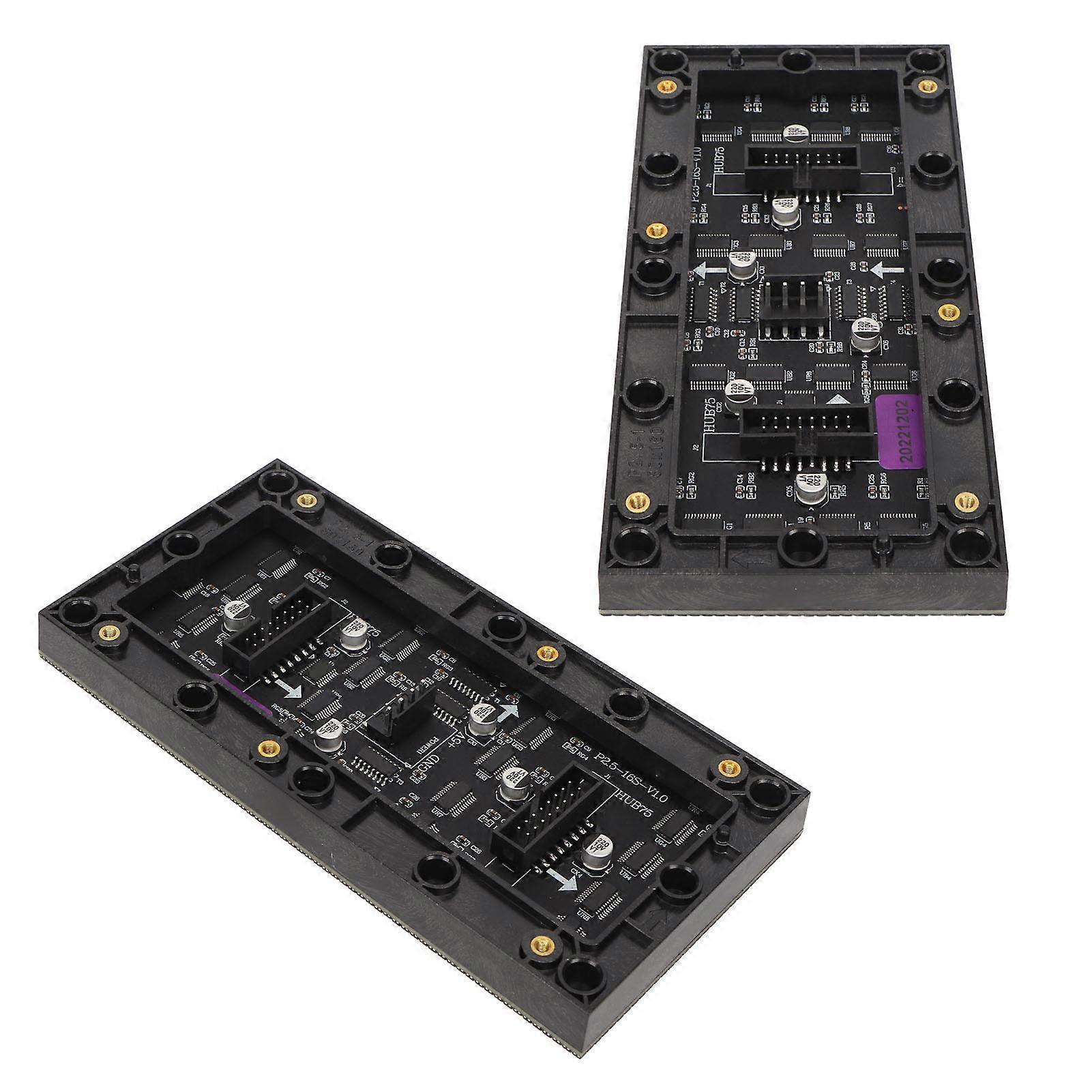 RGB LED Matrix Panel Dimmable 64x32 Resolution 2.5mm Pitch 6.3x3.1in Digital LED Module for Controller Display 